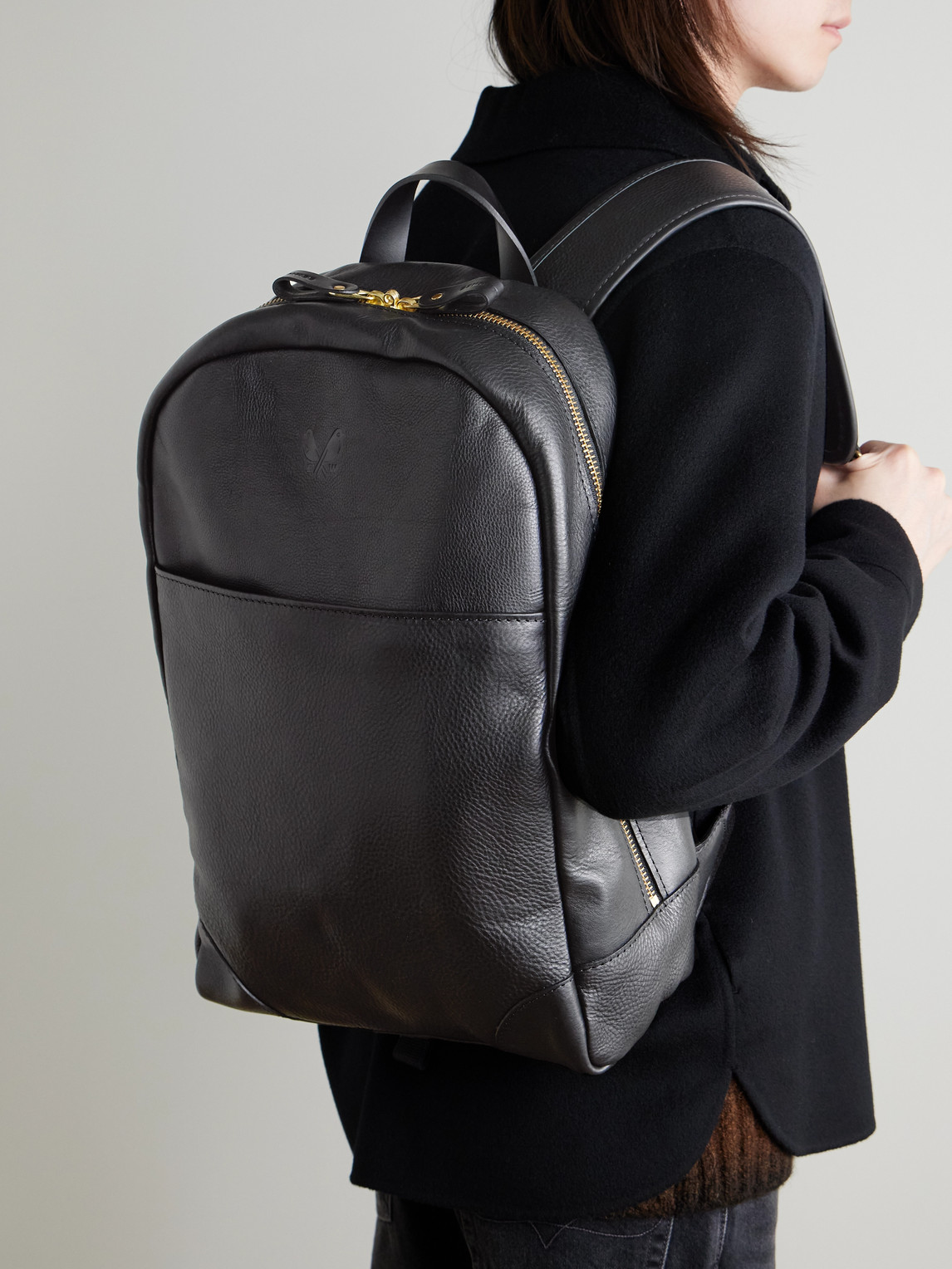 Bennett Winch Leather Backpack In Black