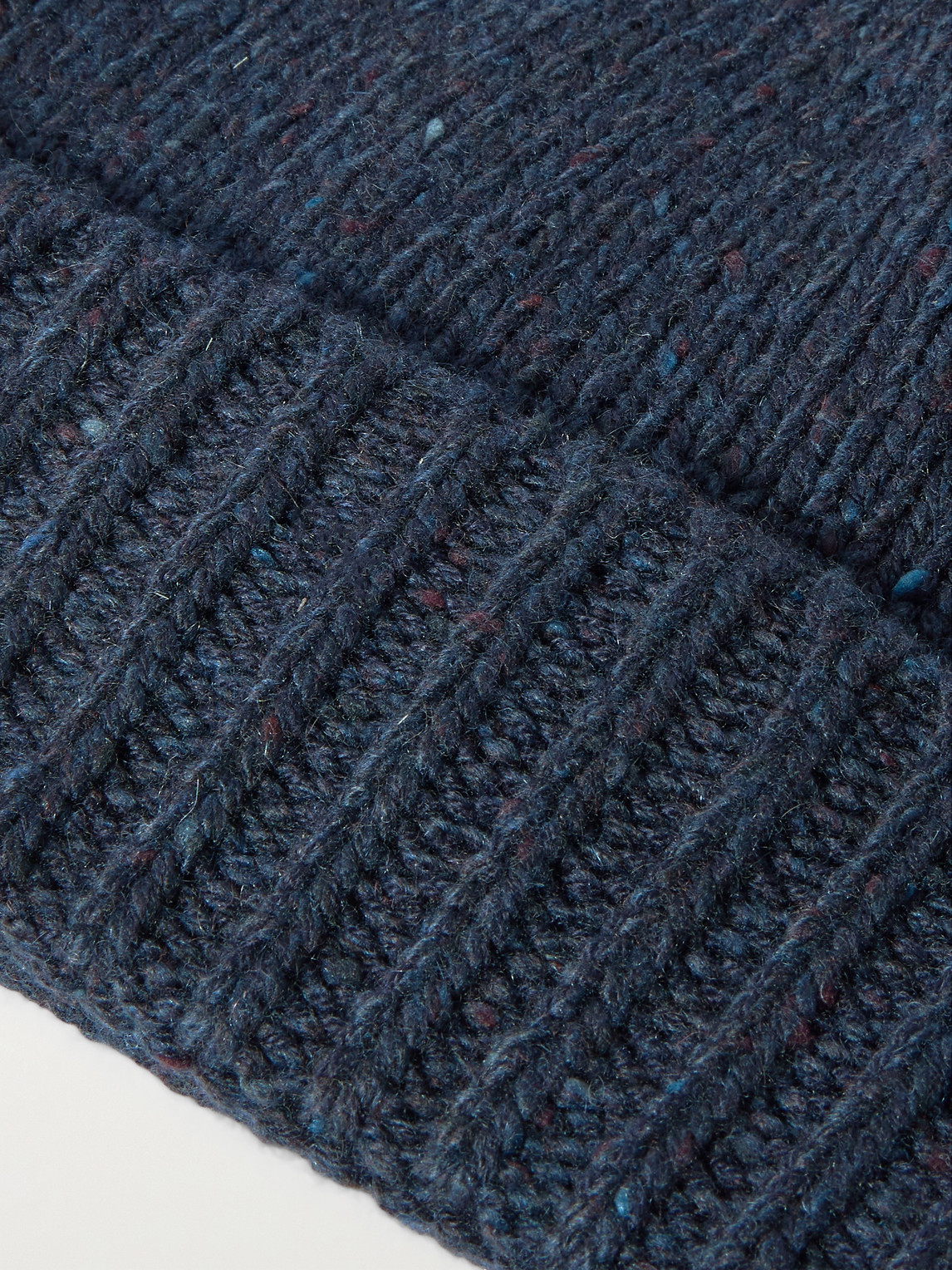 Johnstons Of Elgin Donegal Cashmere Beanie In Blue