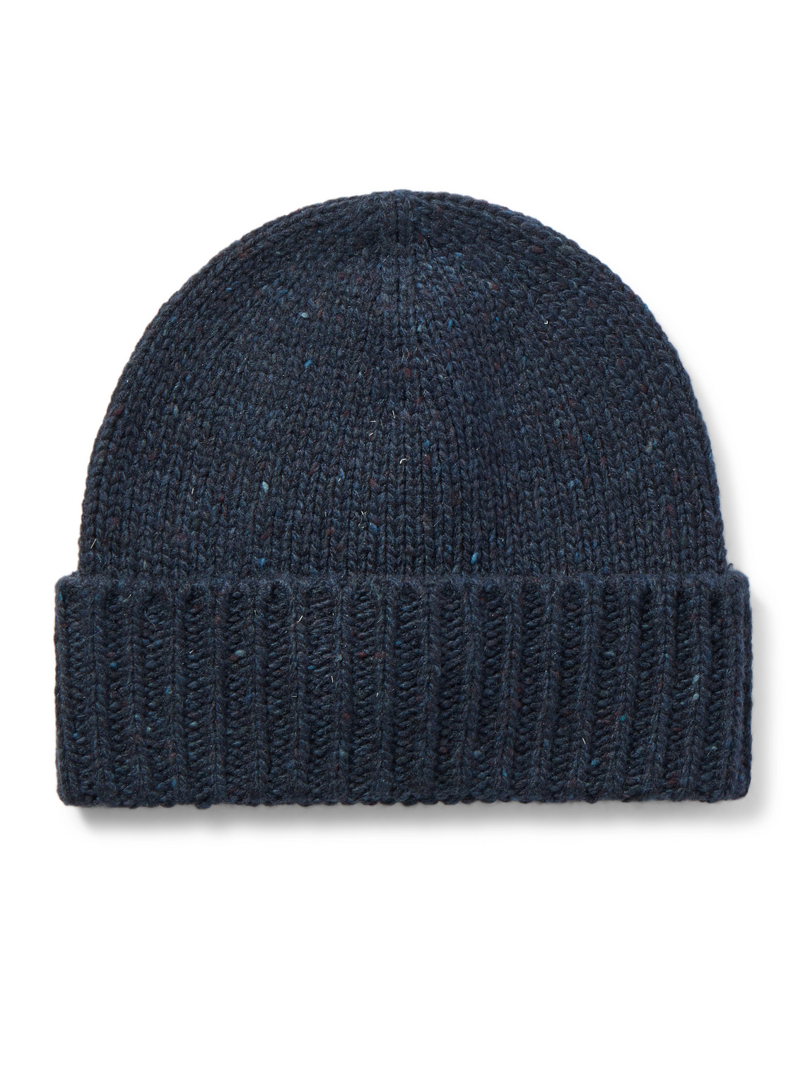 Johnstons Of Elgin Donegal Cashmere Beanie In Blue
