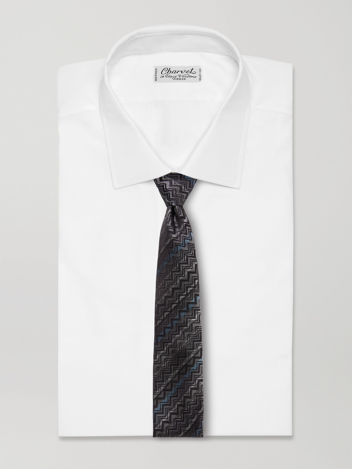 7cm Silk-Jacquard Tie — 2