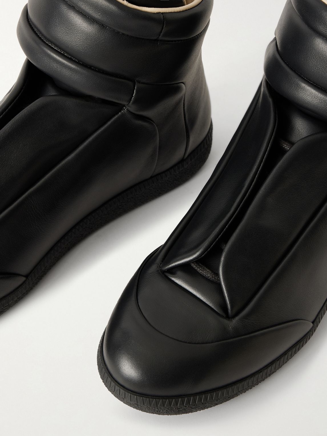 Maison Margiela FUTUREハイカットレザー ブラック 42 Future Leather 