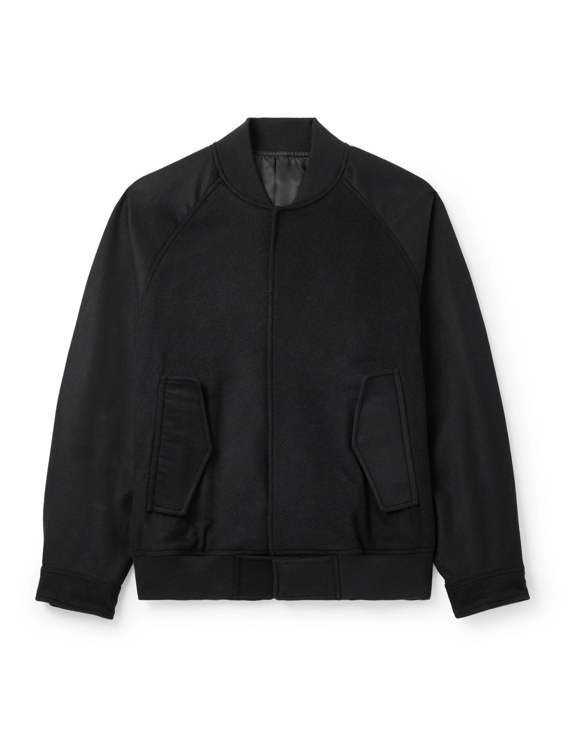 Ssstein Wool And Cashmere-blend Jacket In Black