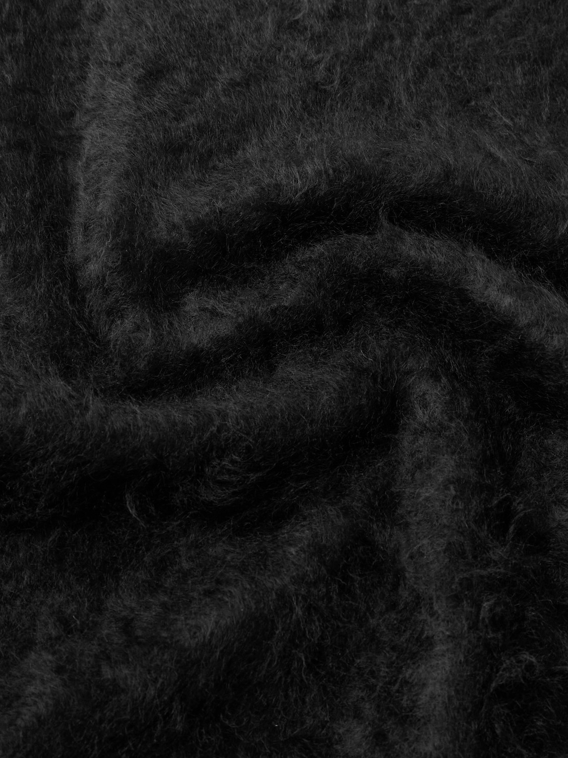 Ssstein Brushed-cashmere Sweater In Black