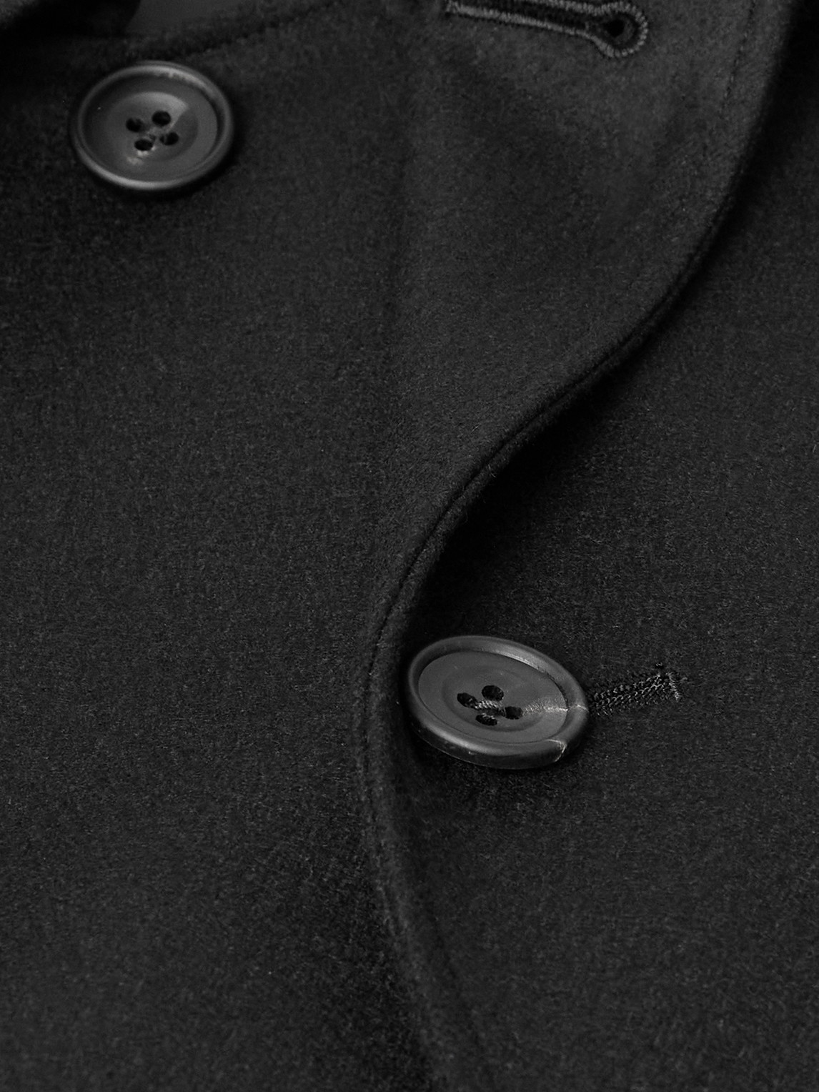 Ssstein Investigated Oversized Belted Super 120's Wool Coat In Black