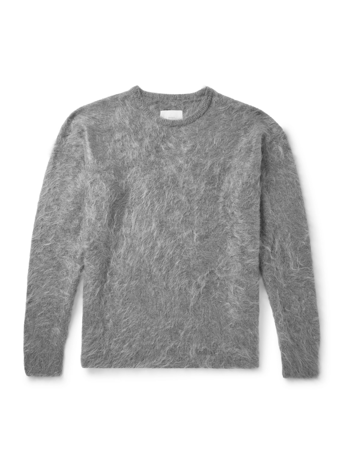 Ssstein Brushed-cashmere Sweater In Gray