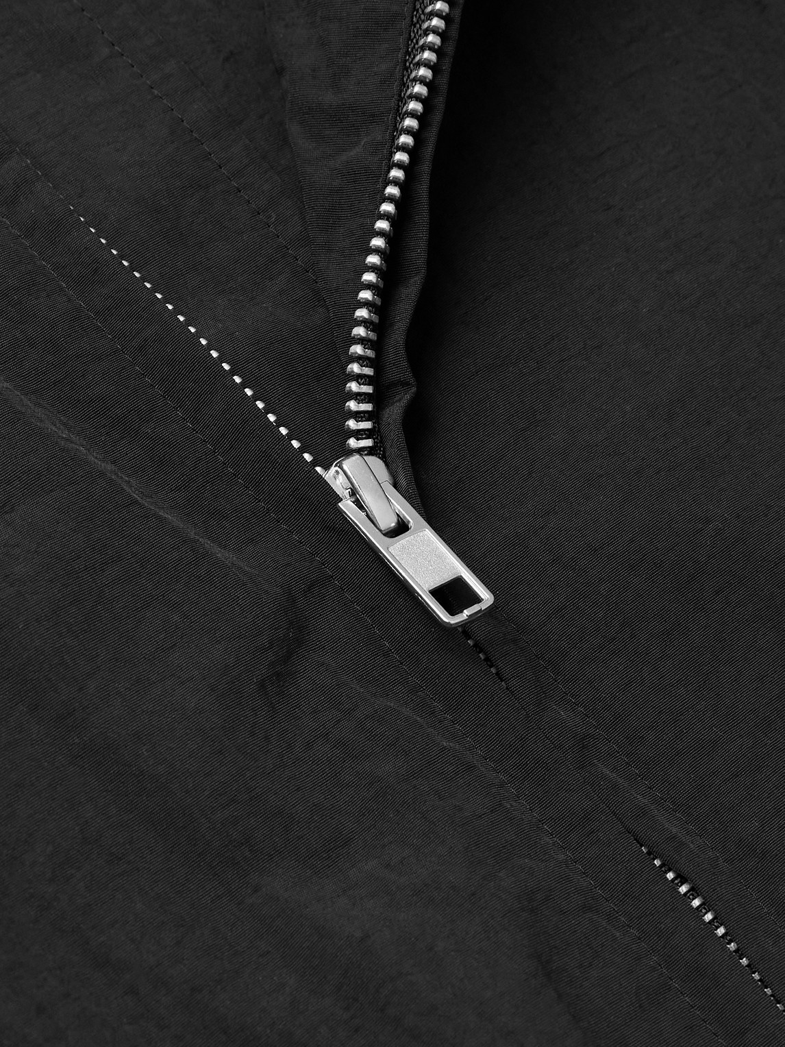 Ssstein Oversized Nylon Jacket In Black