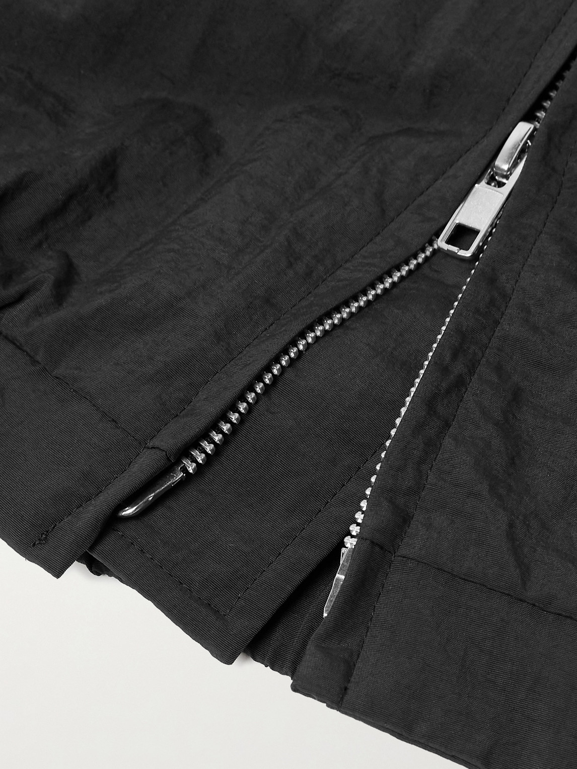 Ssstein Oversized Nylon Jacket In Black