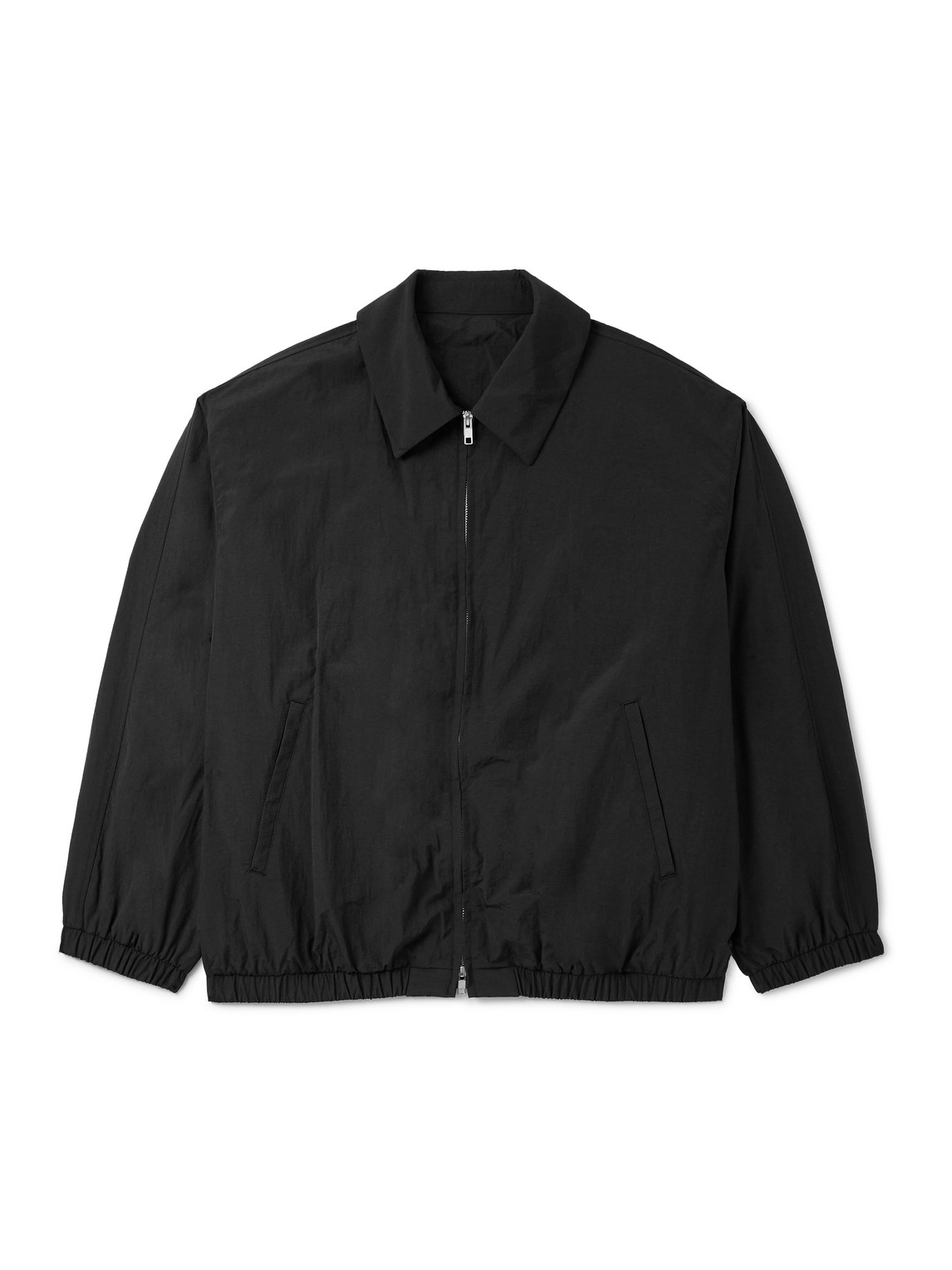 Ssstein Oversized Nylon Jacket In Black