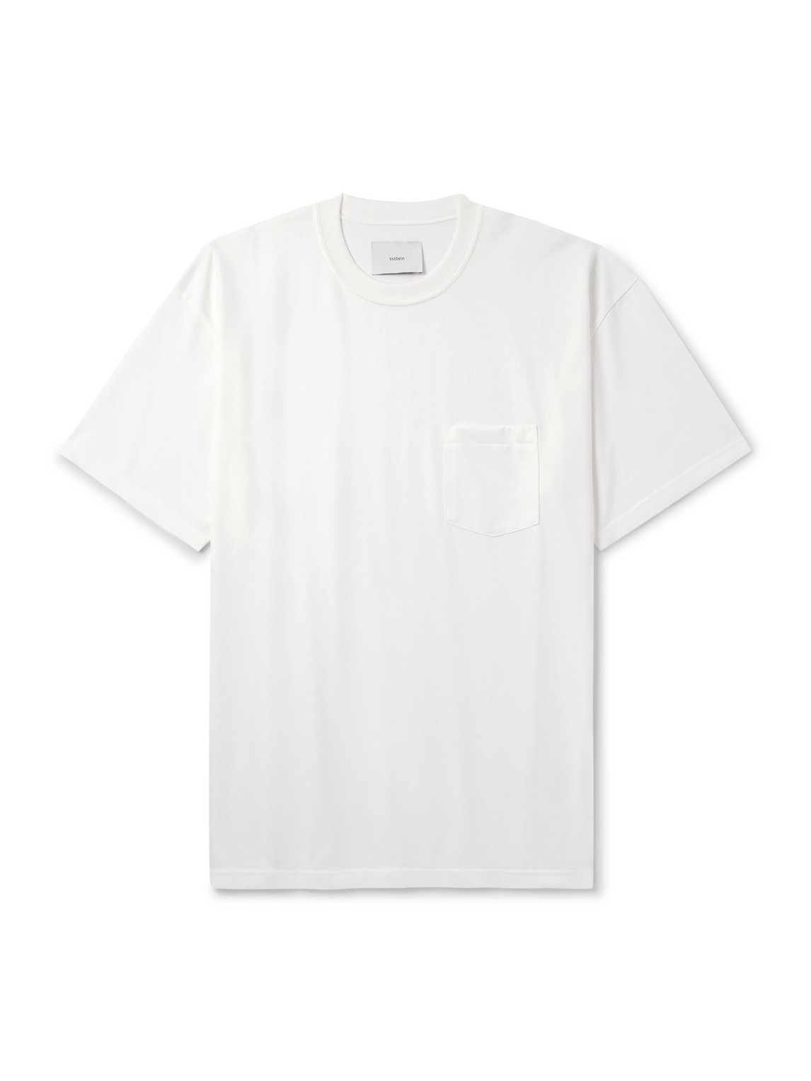 Ssstein Oversized Cotton-jersey T-shirt In White