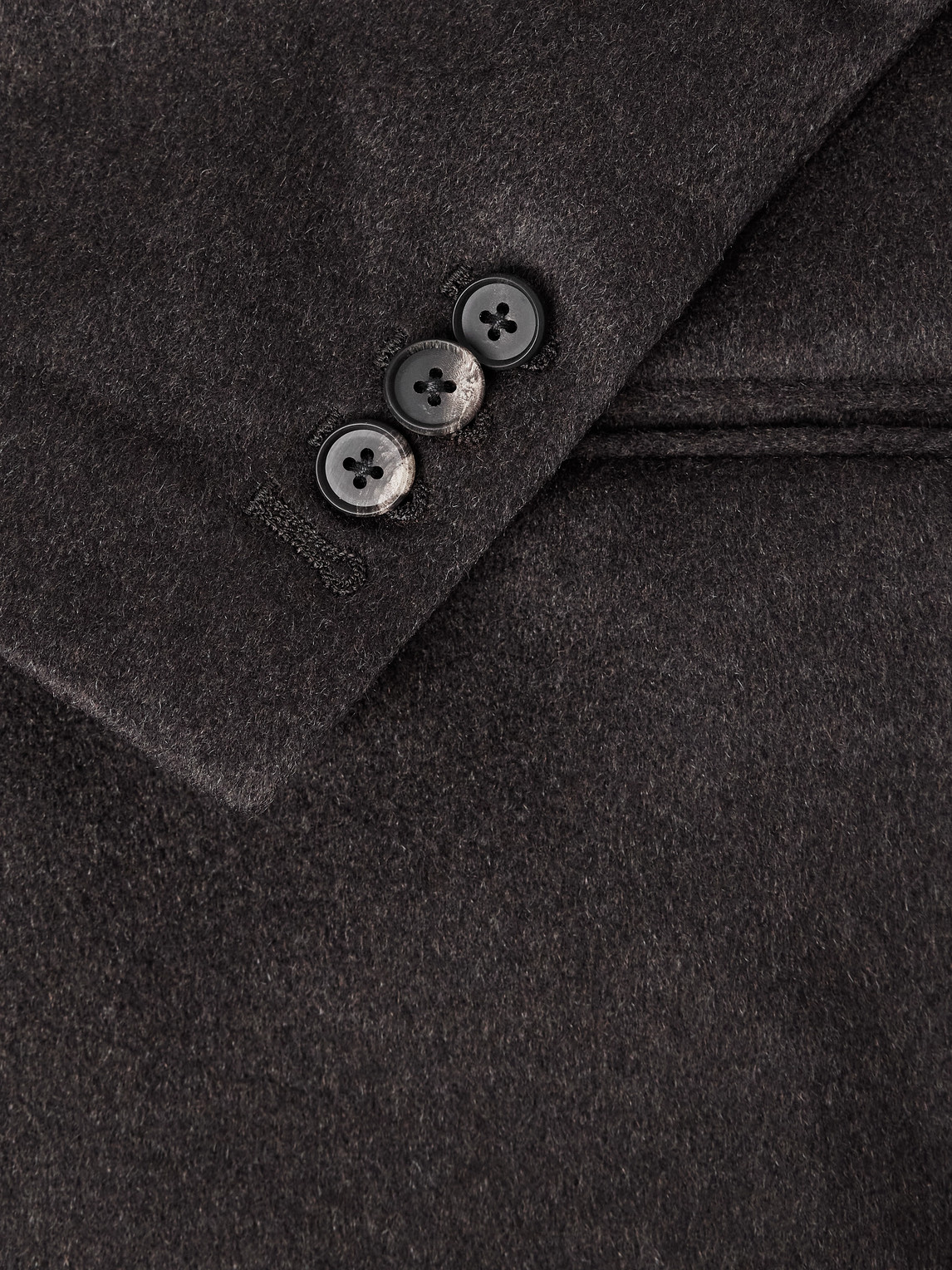 Ssstein Double-breasted Cashmere Blazer In Brown