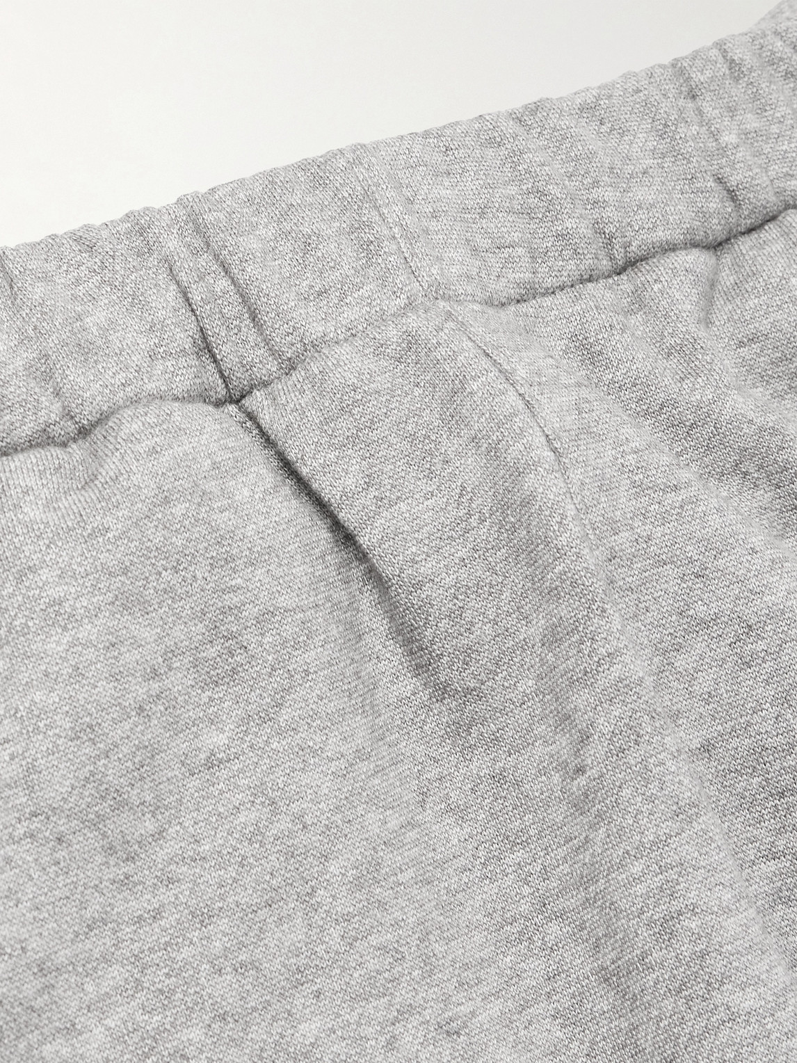 Ssstein Straight-leg Cotton And Yak-blend Jersey Sweatpants In Gray