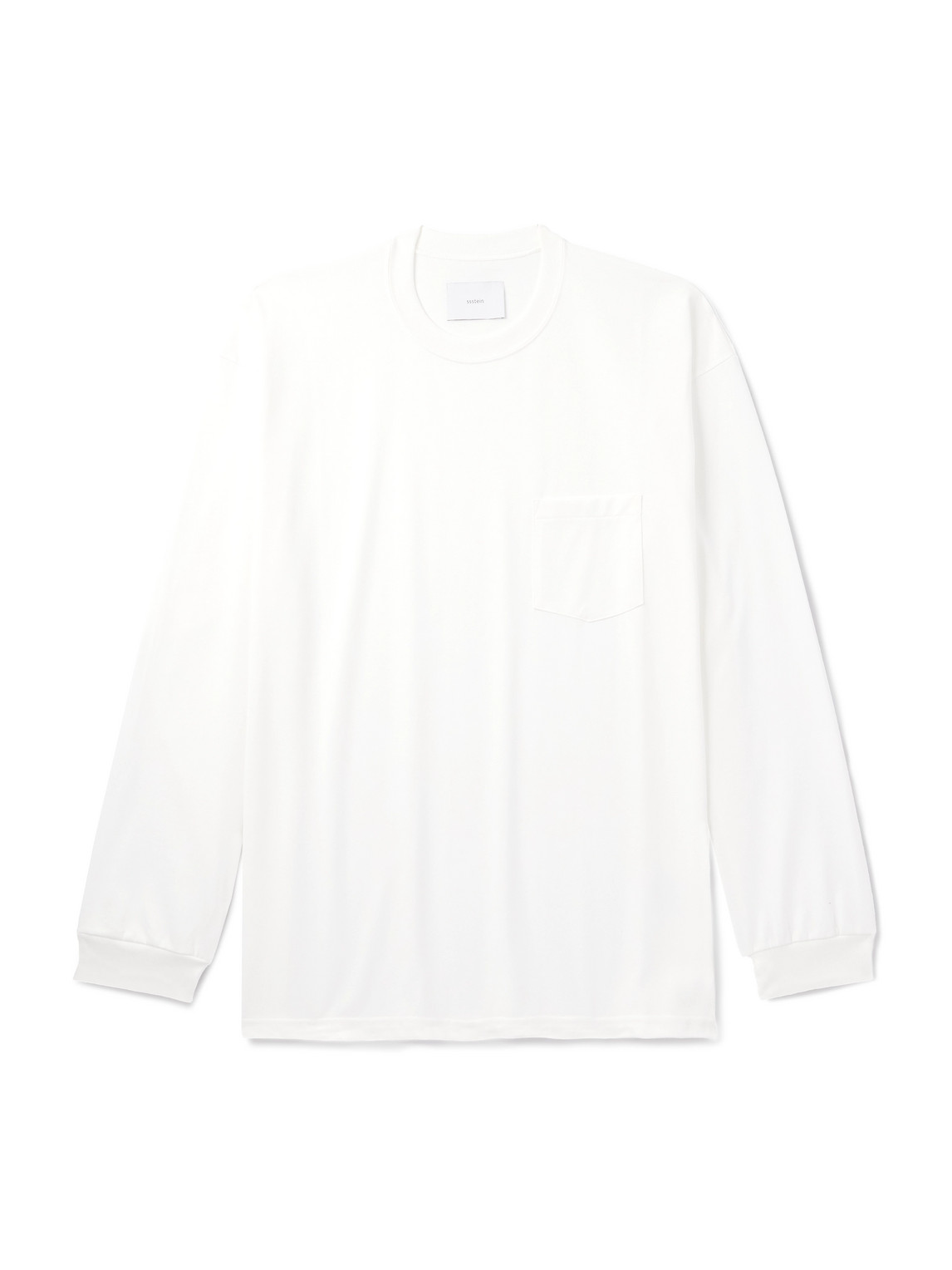 Ssstein Oversized Cotton-jersey T-shirt In White