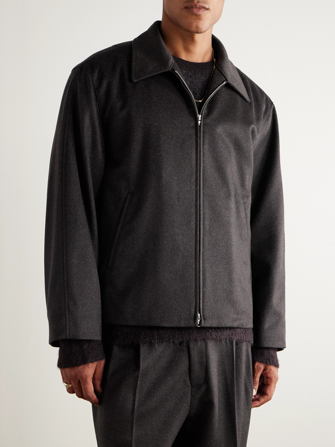 Ssstein Cashmere Jacket In Brown