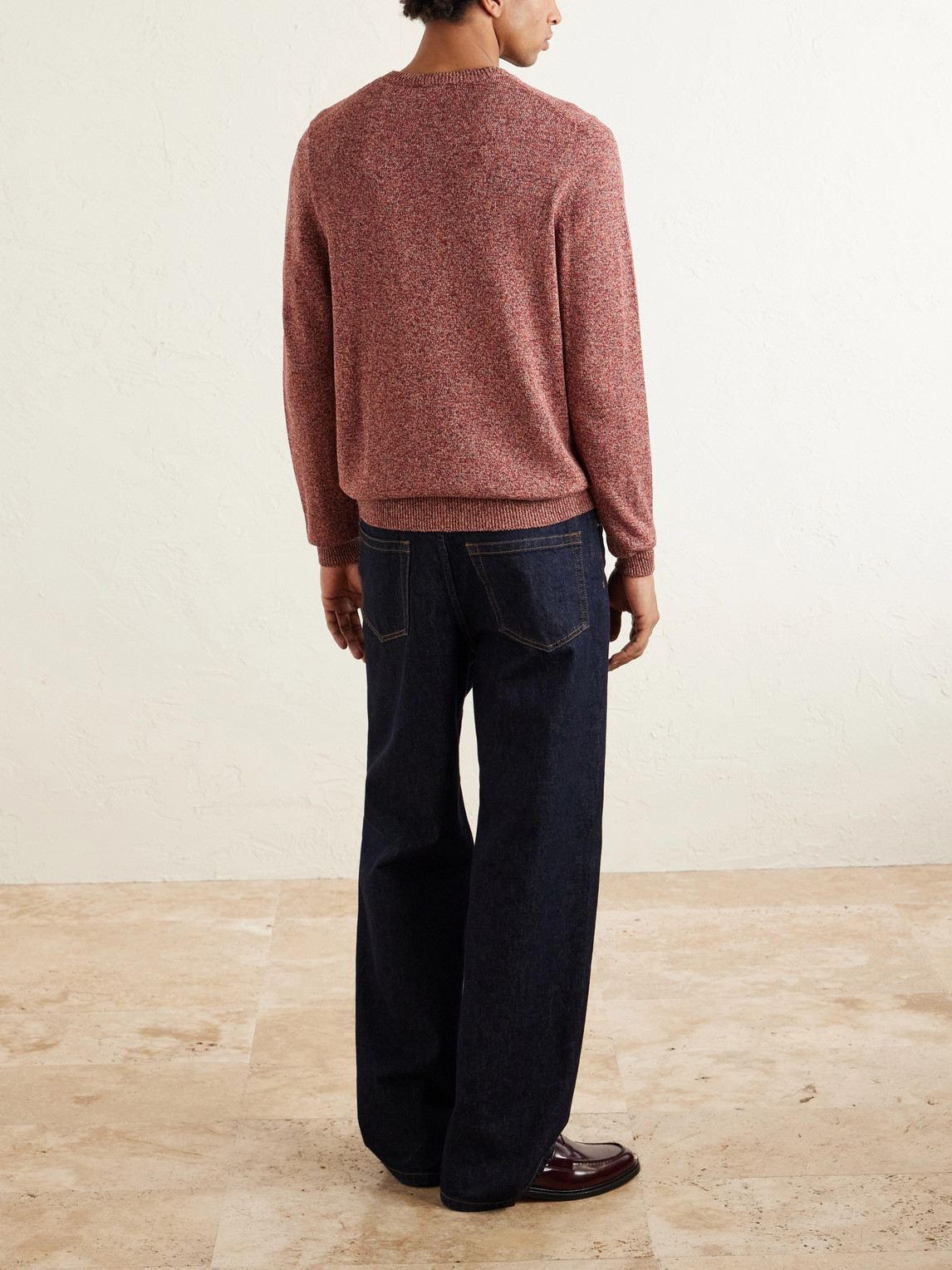  Inis Meáin - Linen And Cotton-blend Sweater - Men - Brown - Xl 