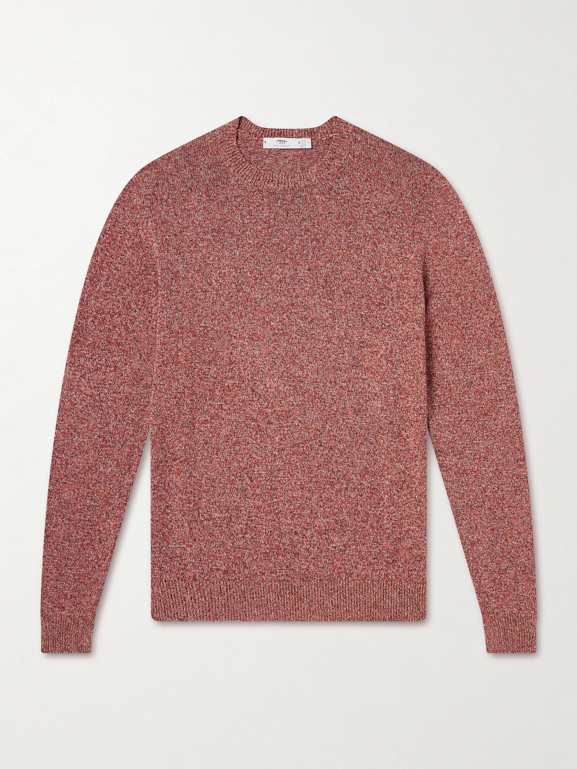 Inis Meain Linen And Cotton-blend Sweater In Brown