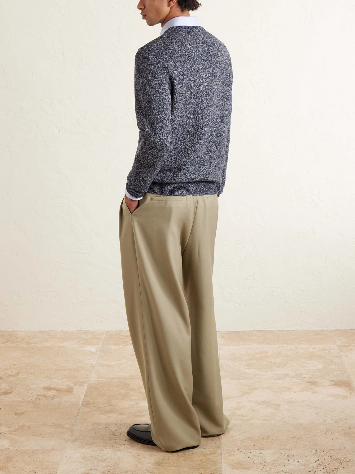  Inis Meáin - Linen And Cotton-blend Sweater - Men - Blue - S 