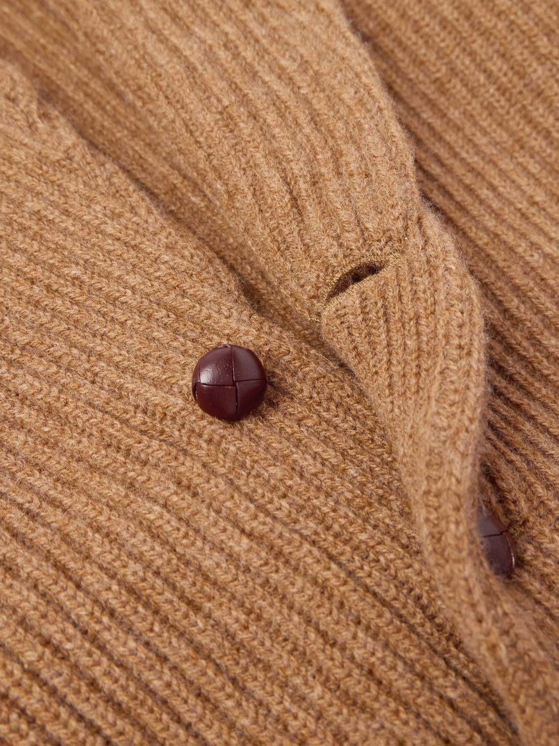 Slim-Fit Shawl-Collar Cardigan