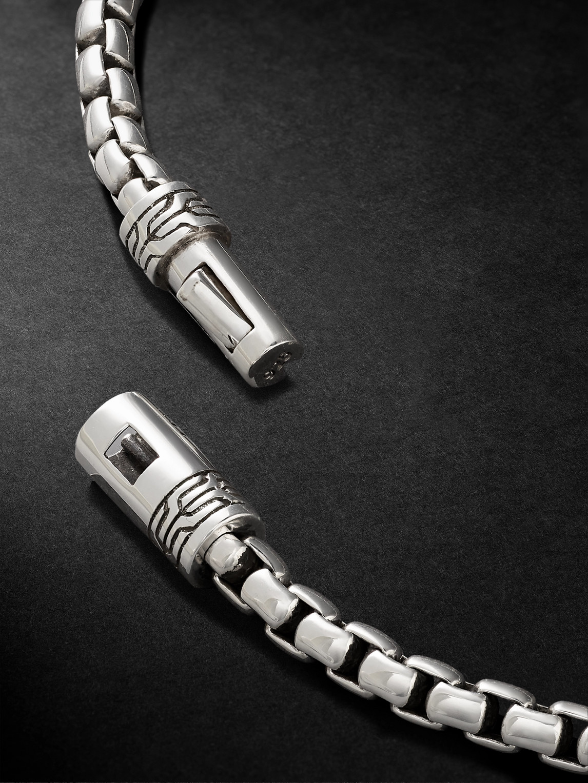 John Hardy Sterling Silver Box Chain Bracelet In Silver
