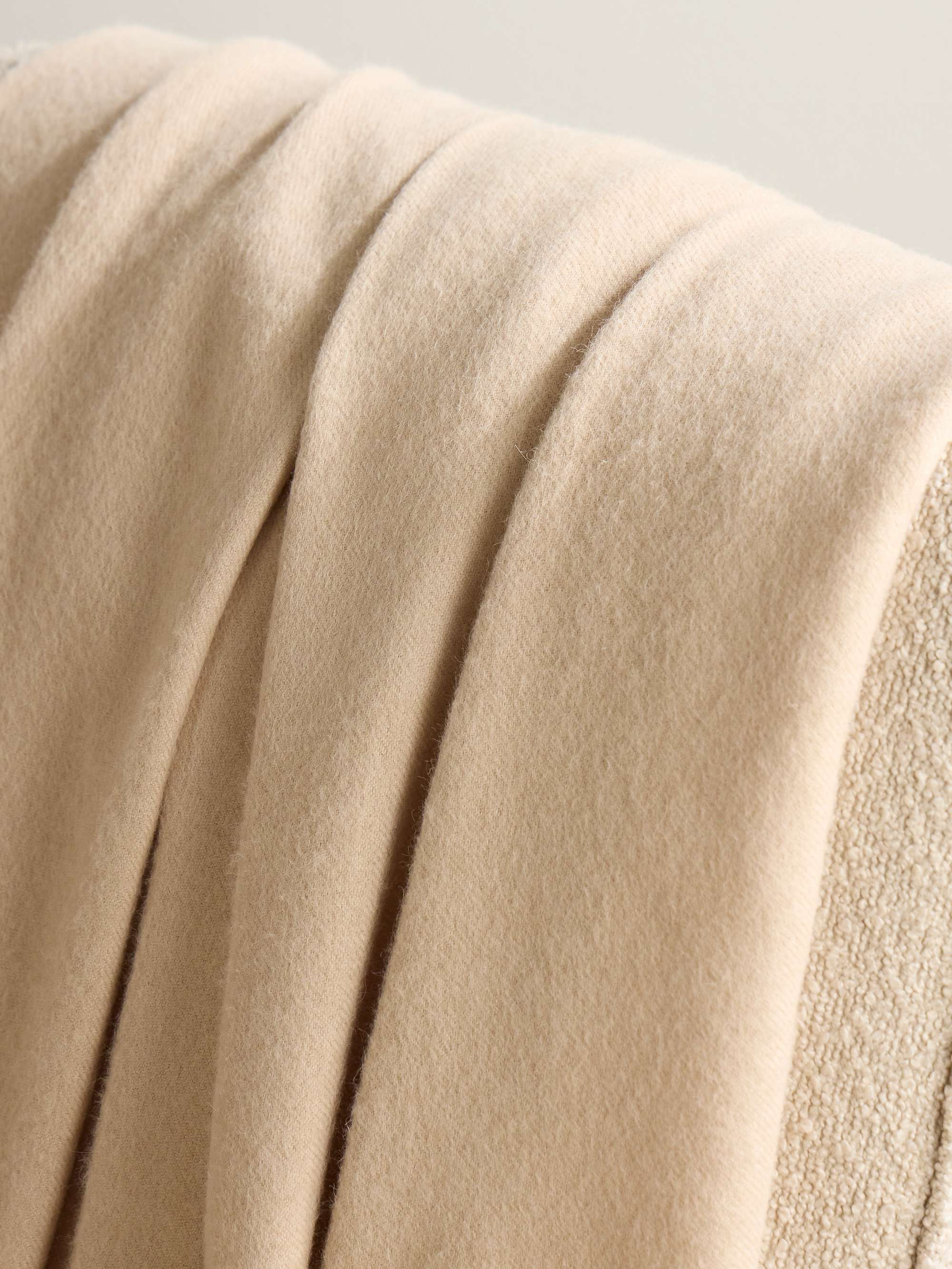 SOHO HOME Maria Fringed Baby Alpaca Throw