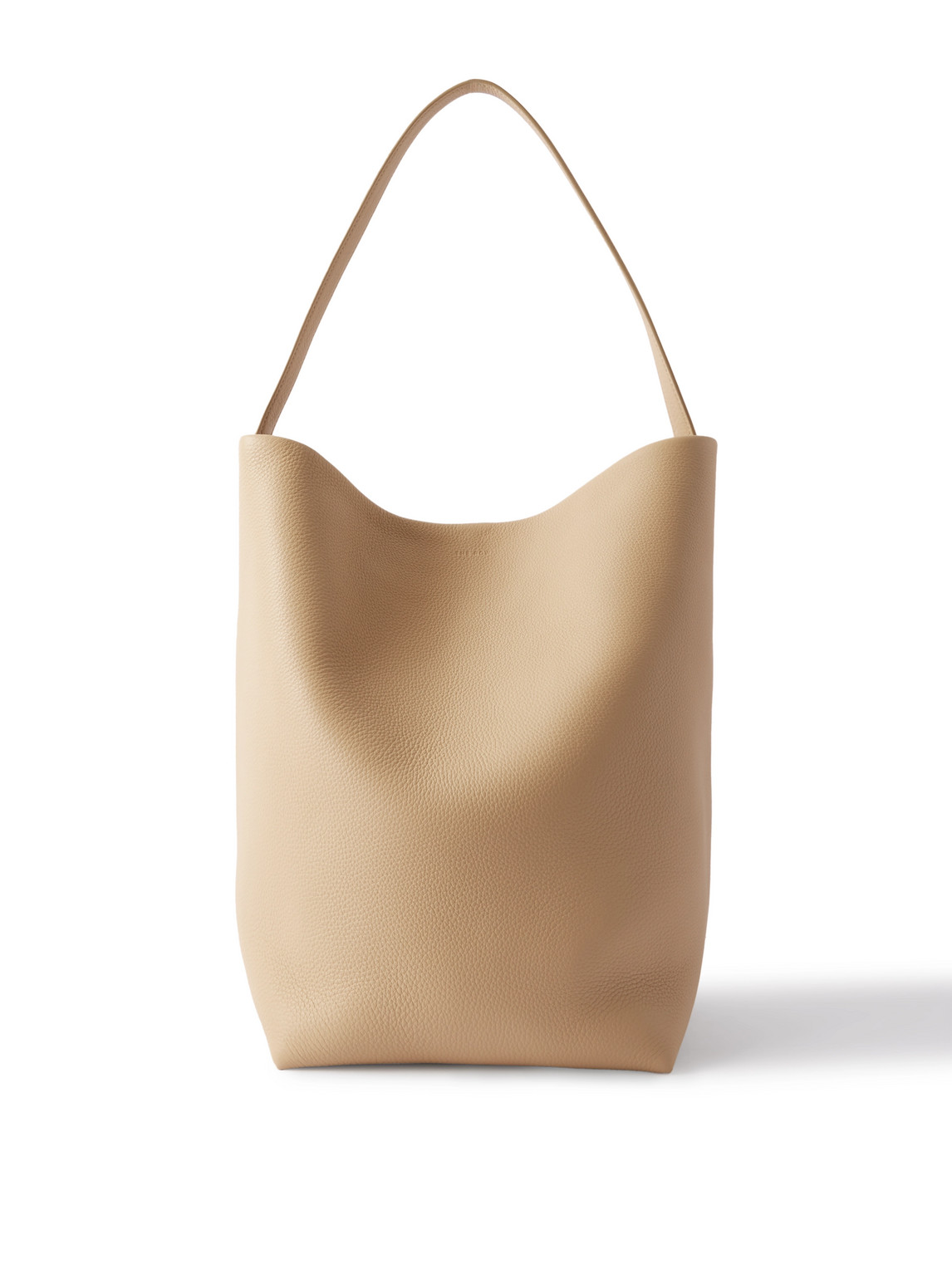 The Row N/s Park Large Full-grain Leather Tote Bag In Neutral