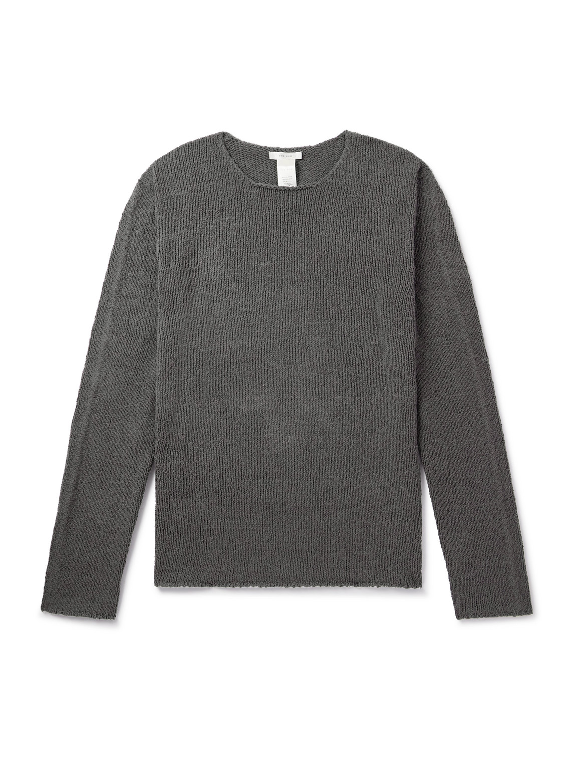 The Row Kalen Cotton Sweater In Gray