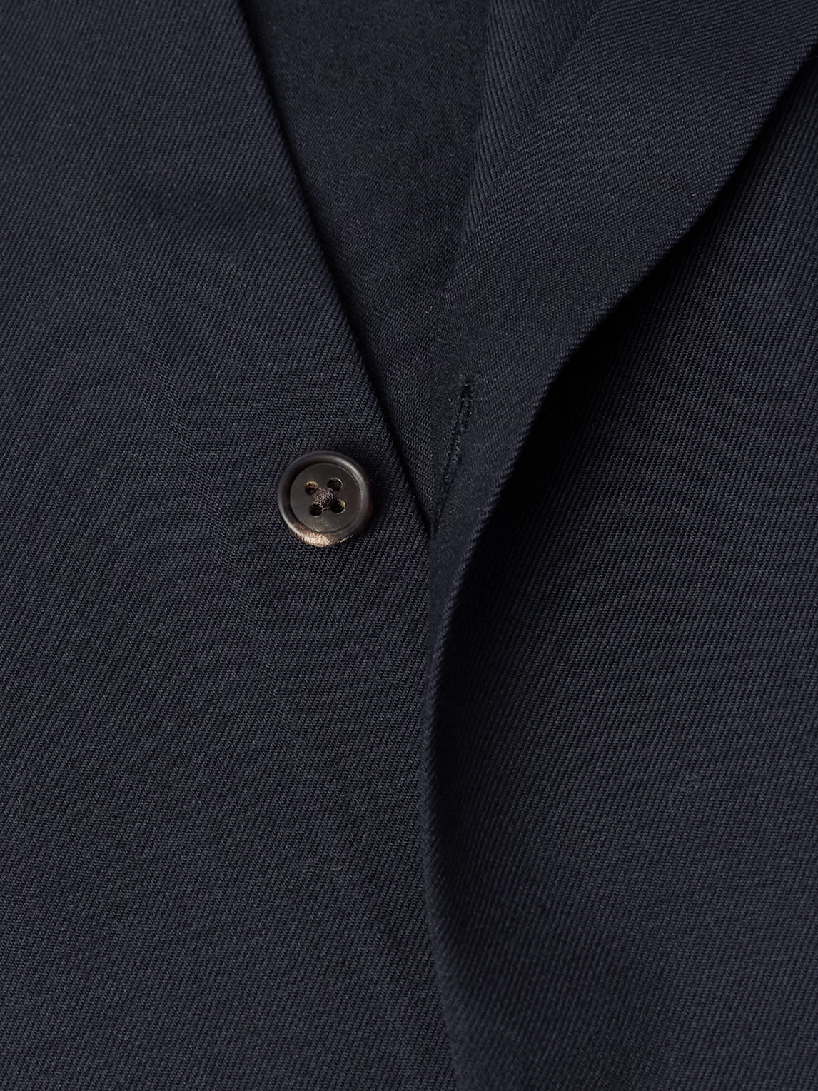 The Row Beto Wool-gabardine Shirt In Blue