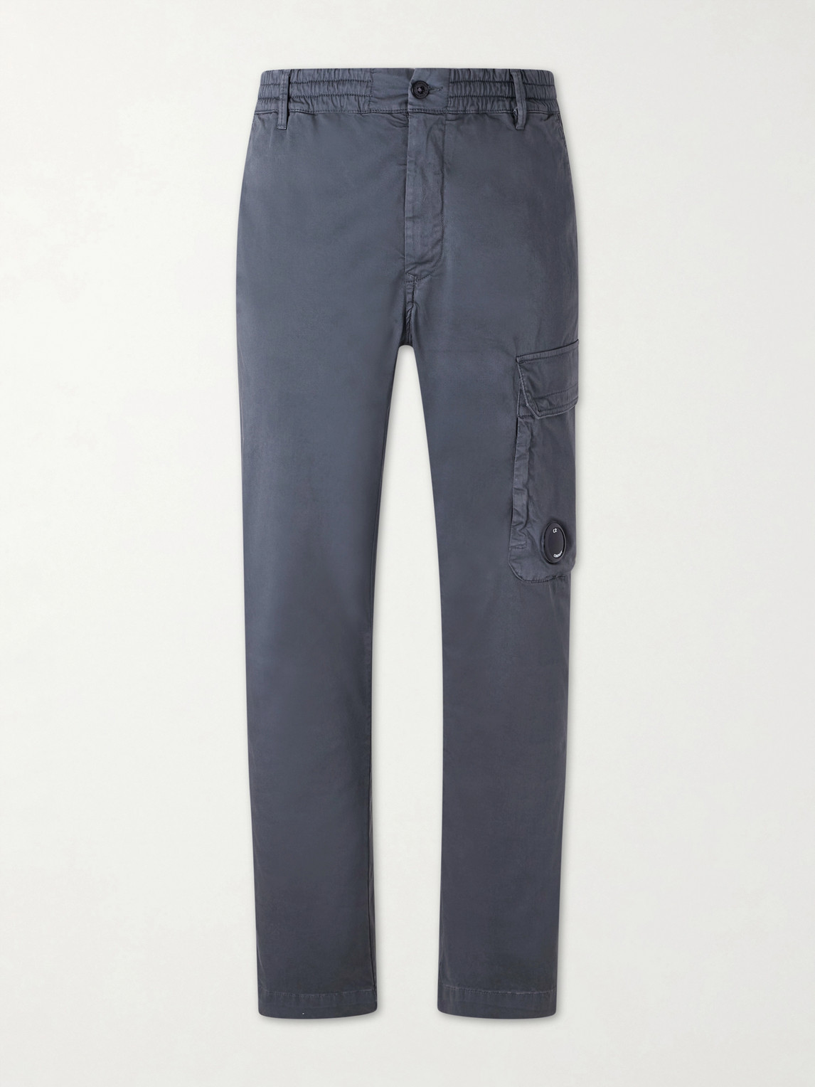 C.P. Company Straight-Leg Logo-Appliquéd Cotton-Blend Cargo Trousers - Men