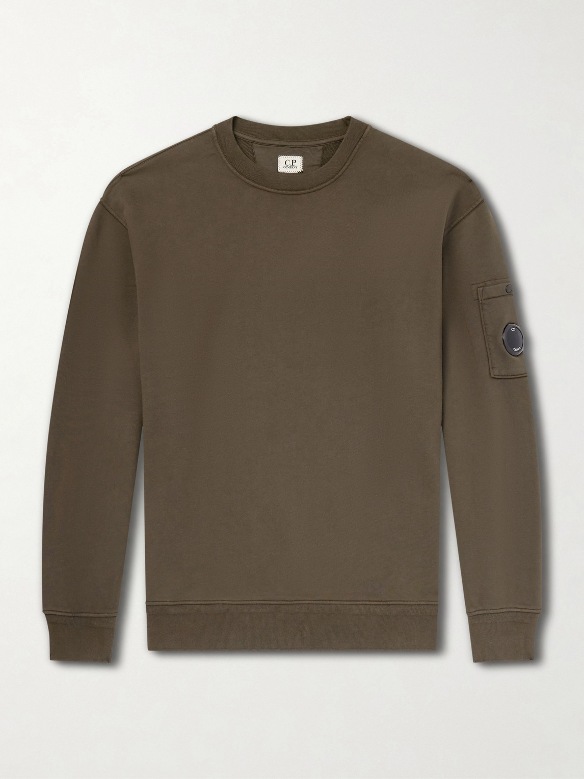 C.P. Company Logo-Appliquéd Cotton-Jersey Sweatshirt - Men
