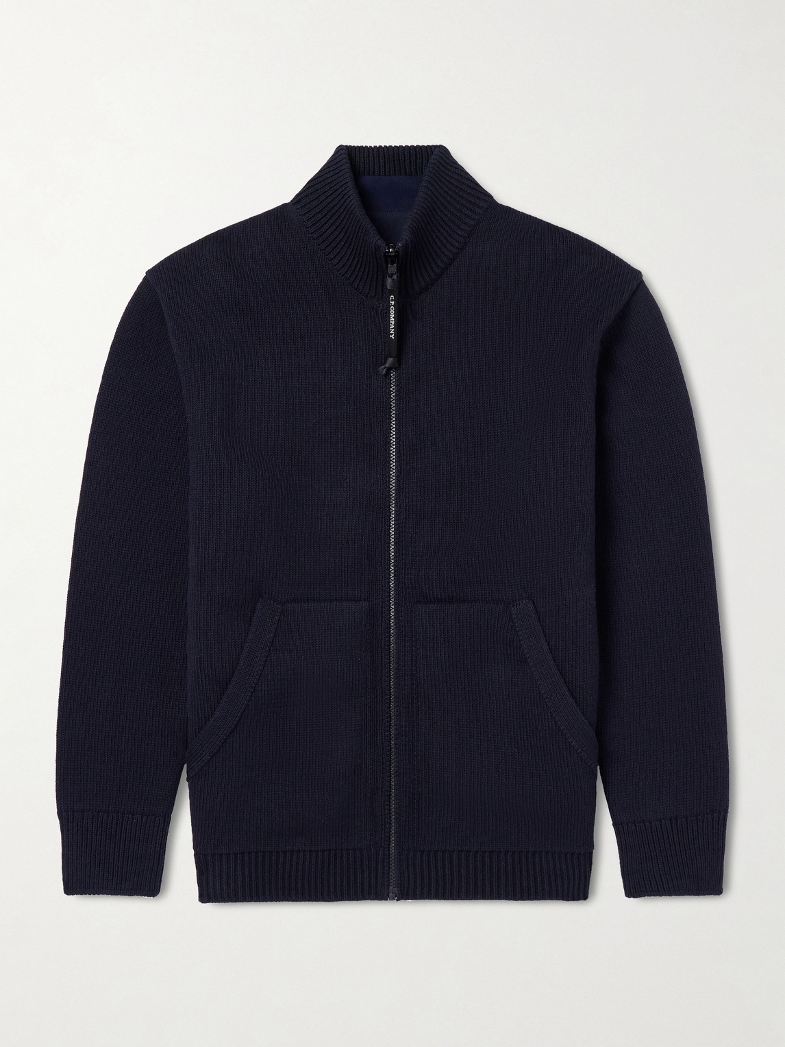 C.P. Company Knitted Zip-Up Cardigan with Detachable Cotton Gilet - Men