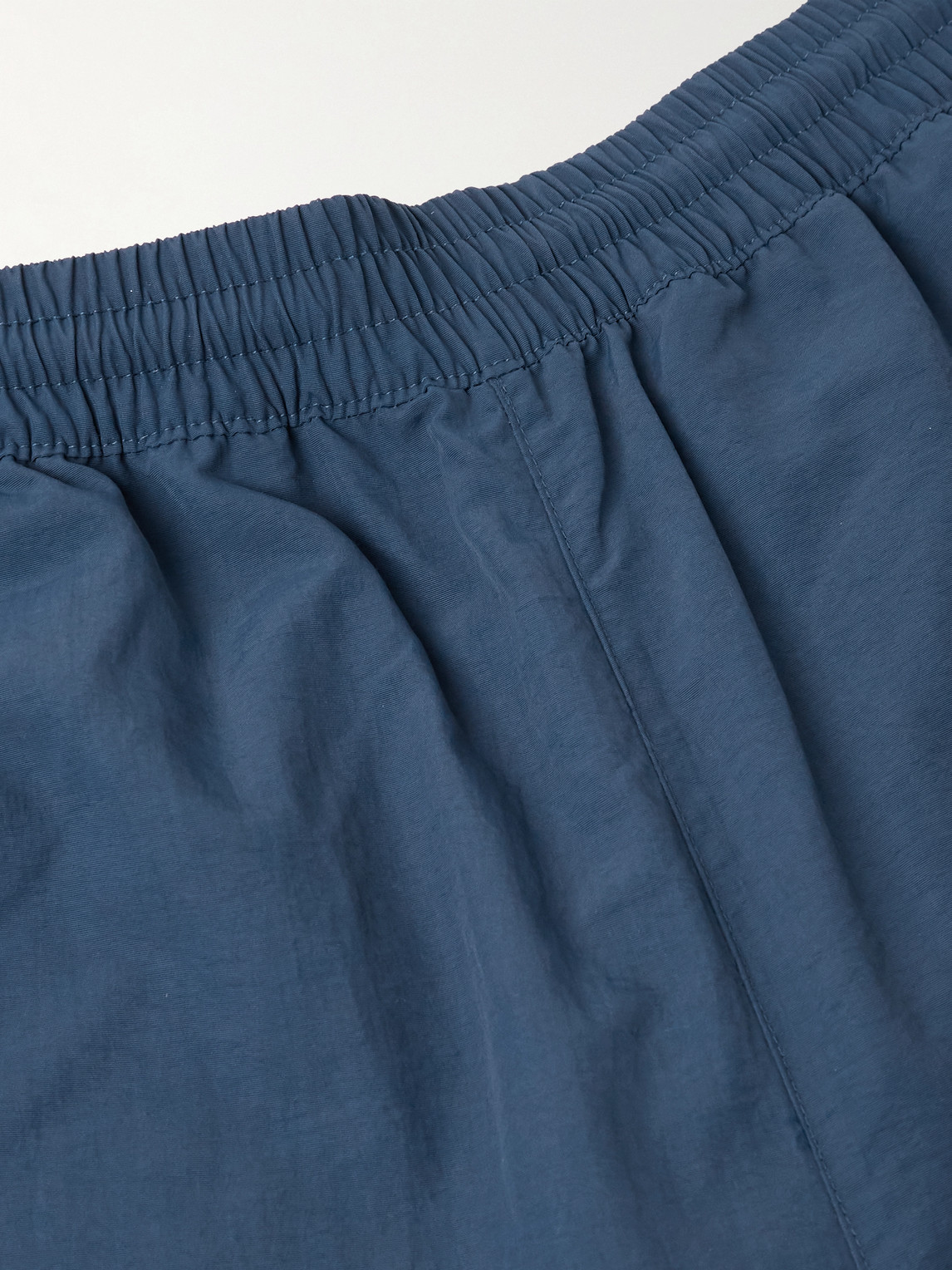 Willy Chavarria Bad Boy Tapered Logo-embroidered Piped Shell Trackpants In Blue