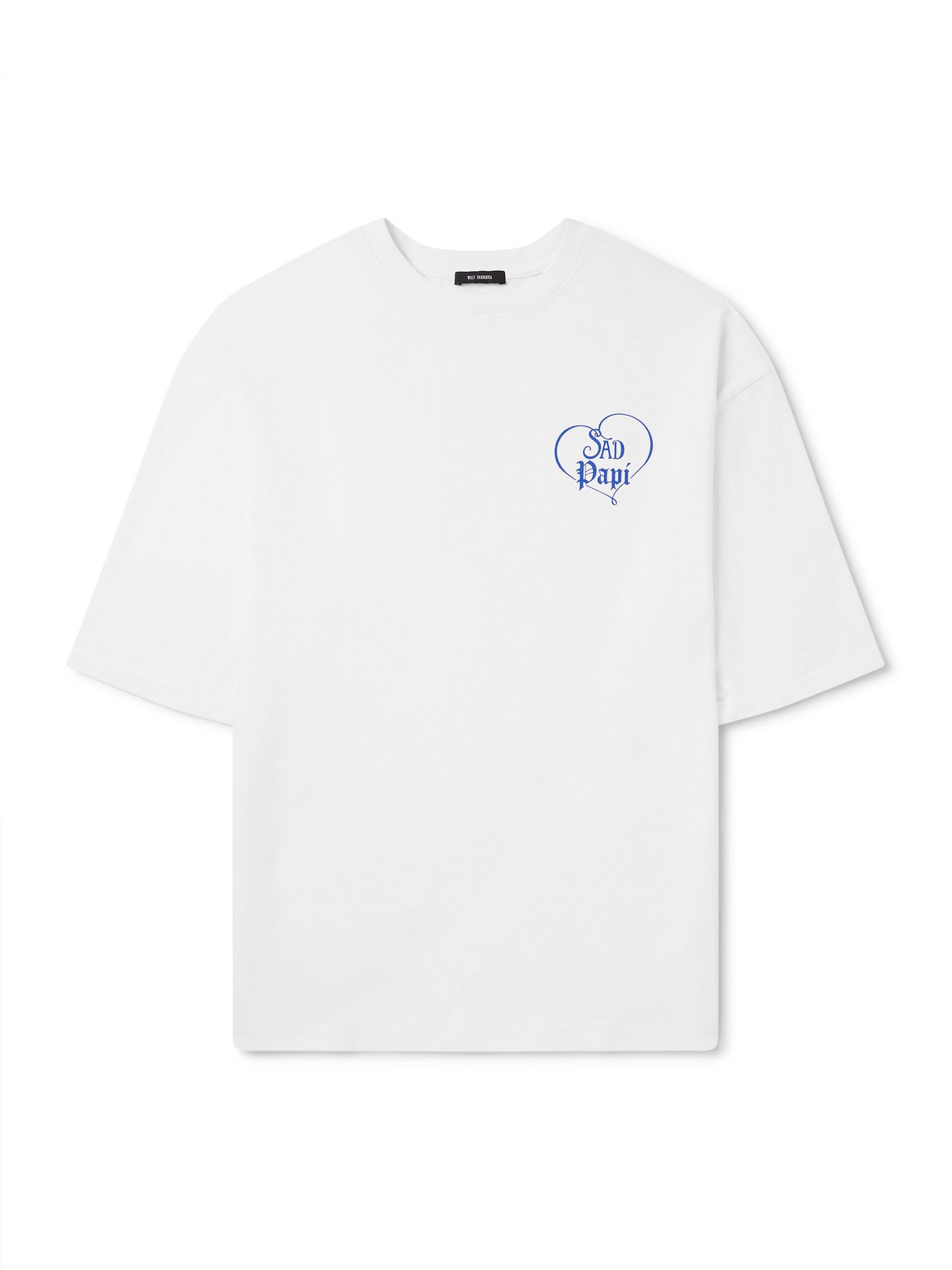 Willy Chavarria White Sad Papi T-shirt In White
