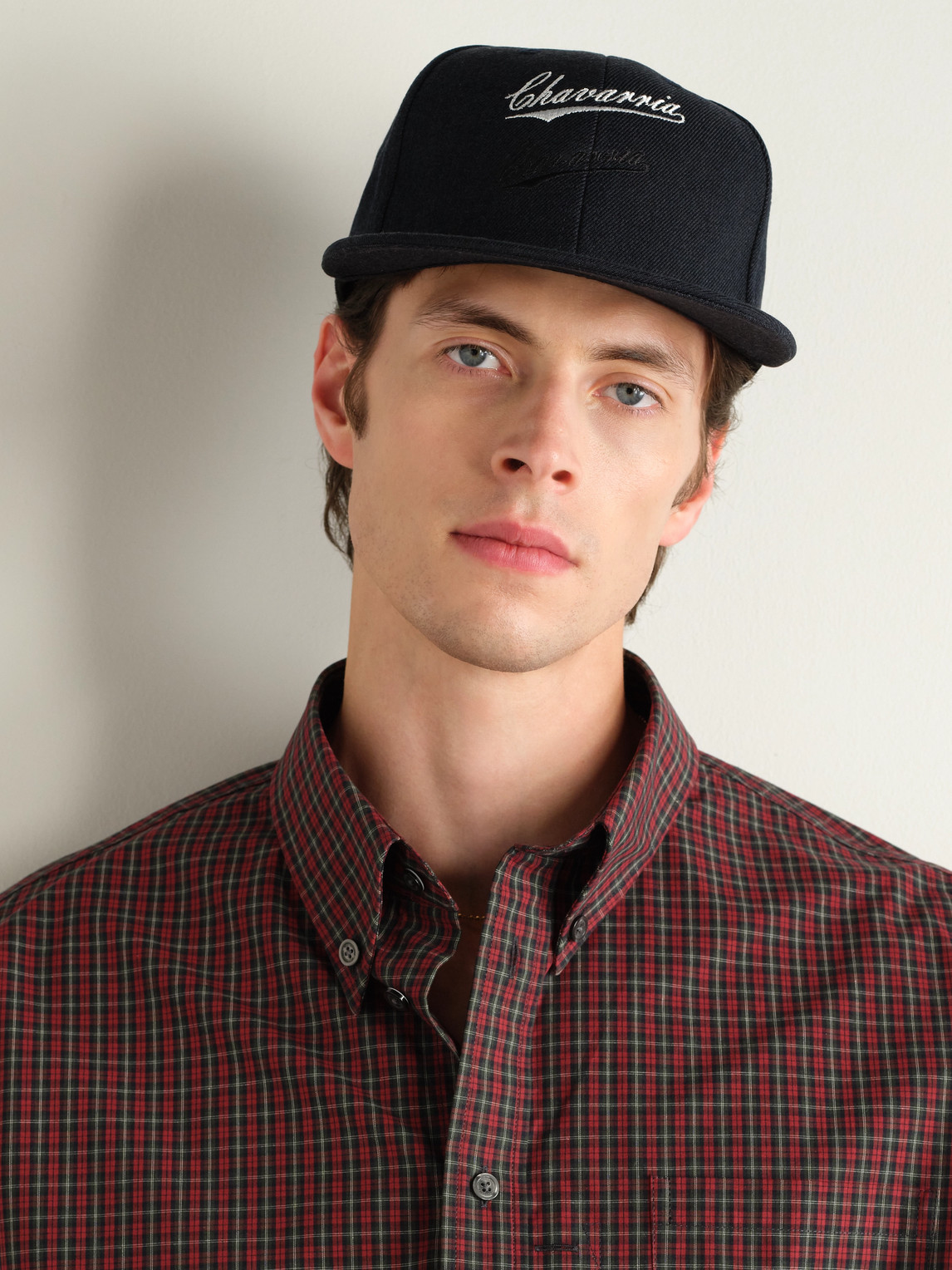 Willy Chavarria Bad Boy Logo-embroidered Twill Baseball Cap In Blue