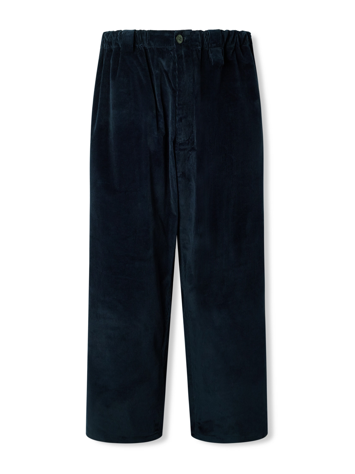 Willy Chavarria Toluca Wide-leg Cotton-blend Corduroy Trousers In Blue
