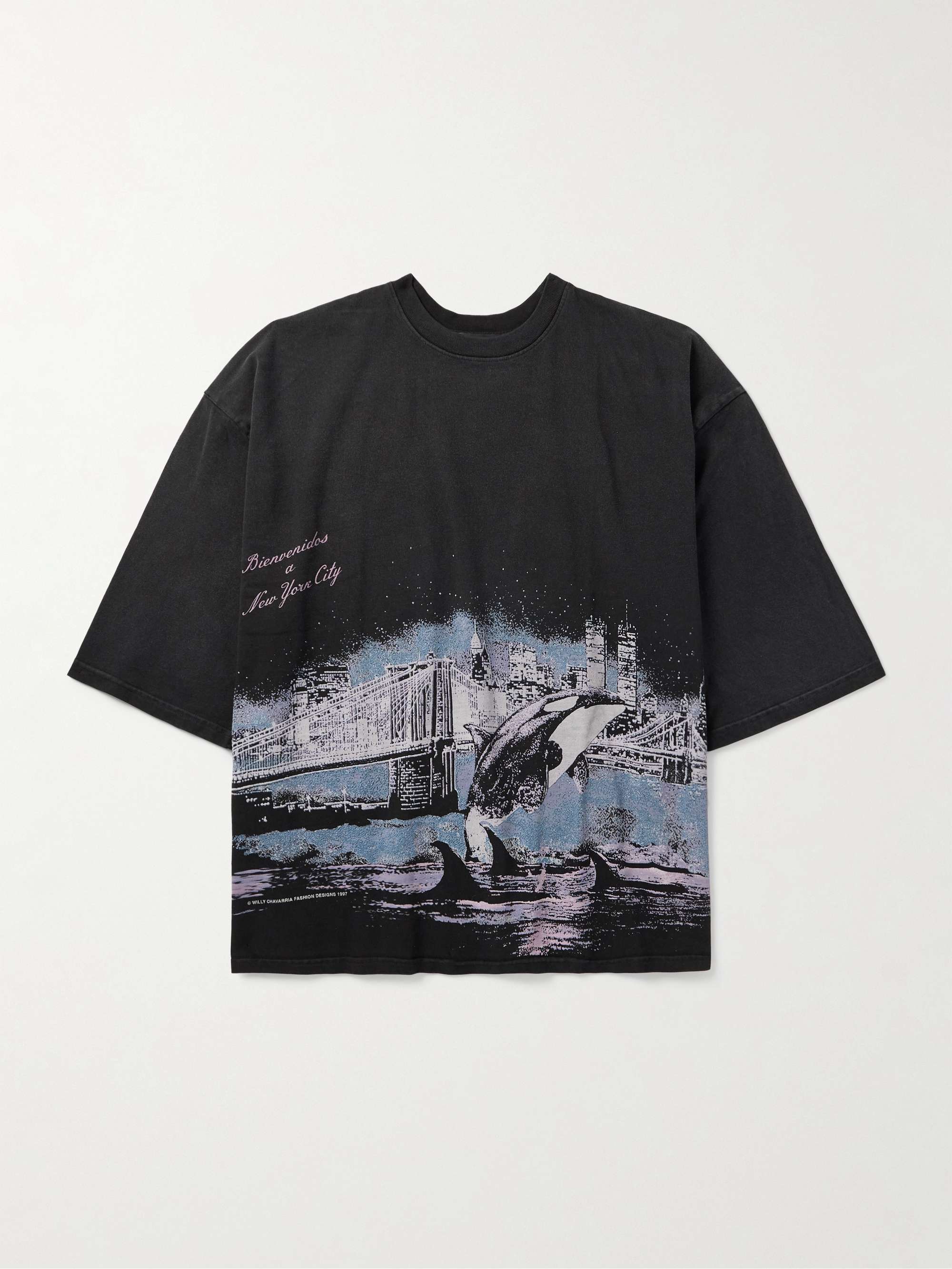 WILLY CHAVARRIA Free Willy Buffalo Oversized Printed Cotton