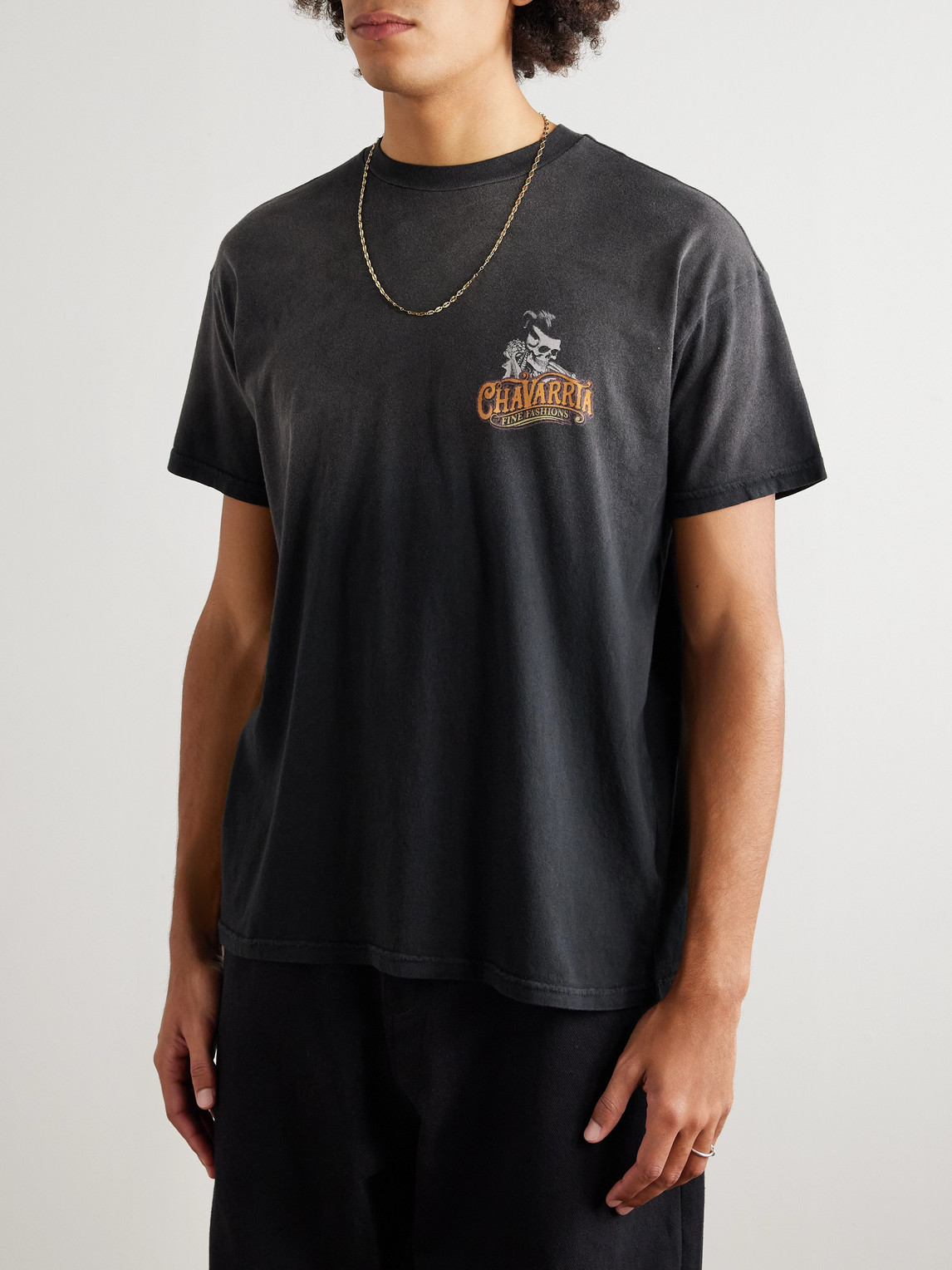 Willy Chavarria Chavarria Pomade Easy Logo-print Cotton-jersey T-shirt In Black