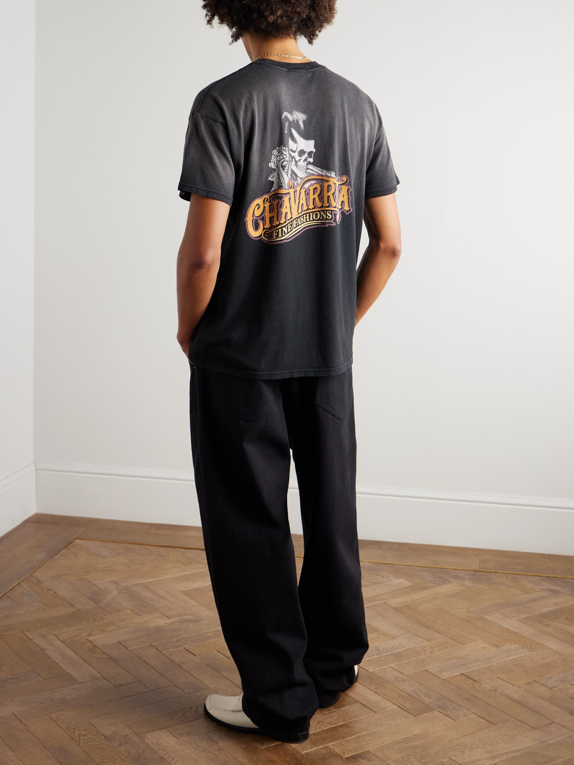 Willy Chavarria Chavarria Pomade Easy Logo-print Cotton-jersey T-shirt In Black