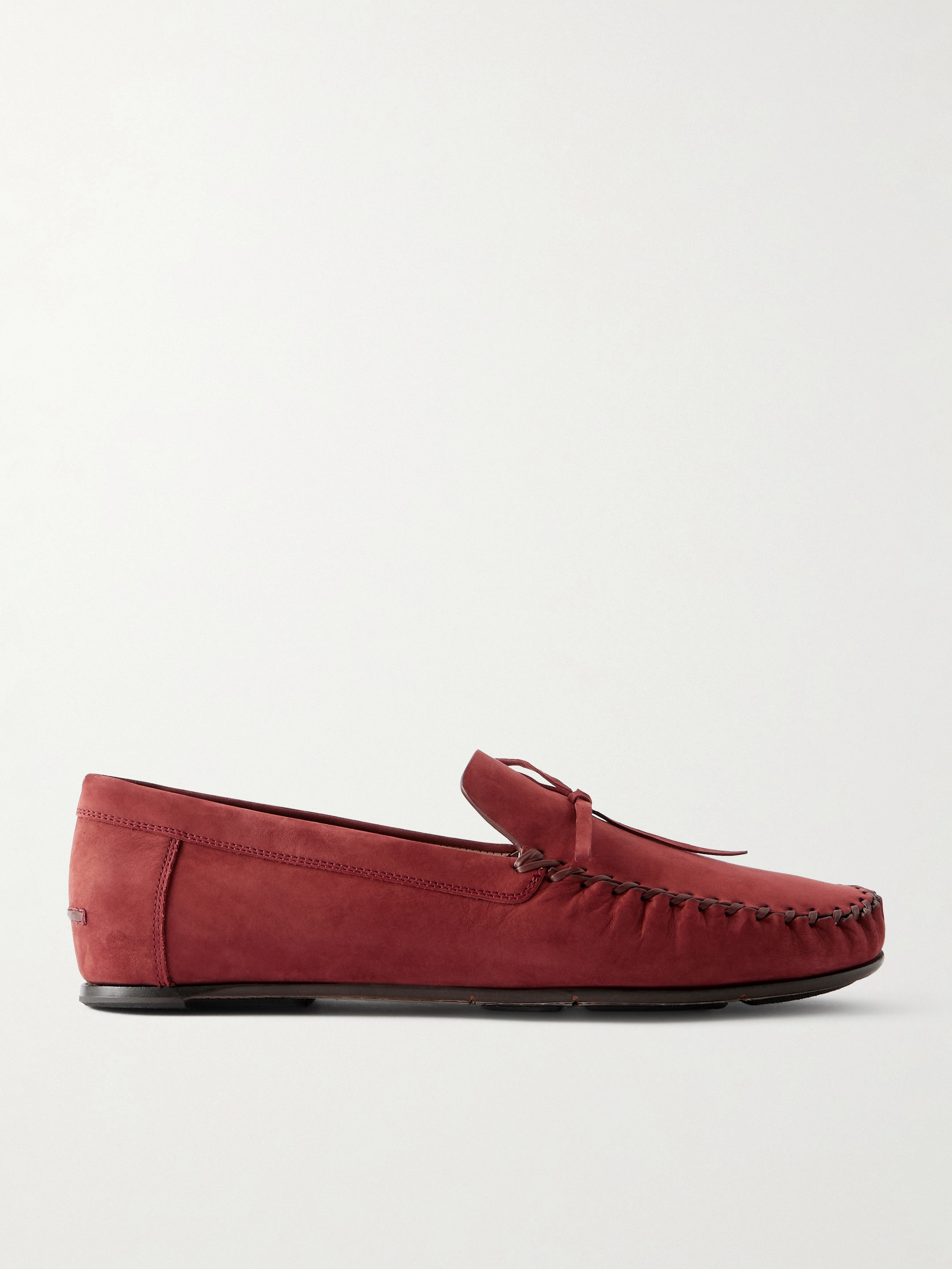 Gargano Tasselled Nubuck Driving Shoes - Image 1