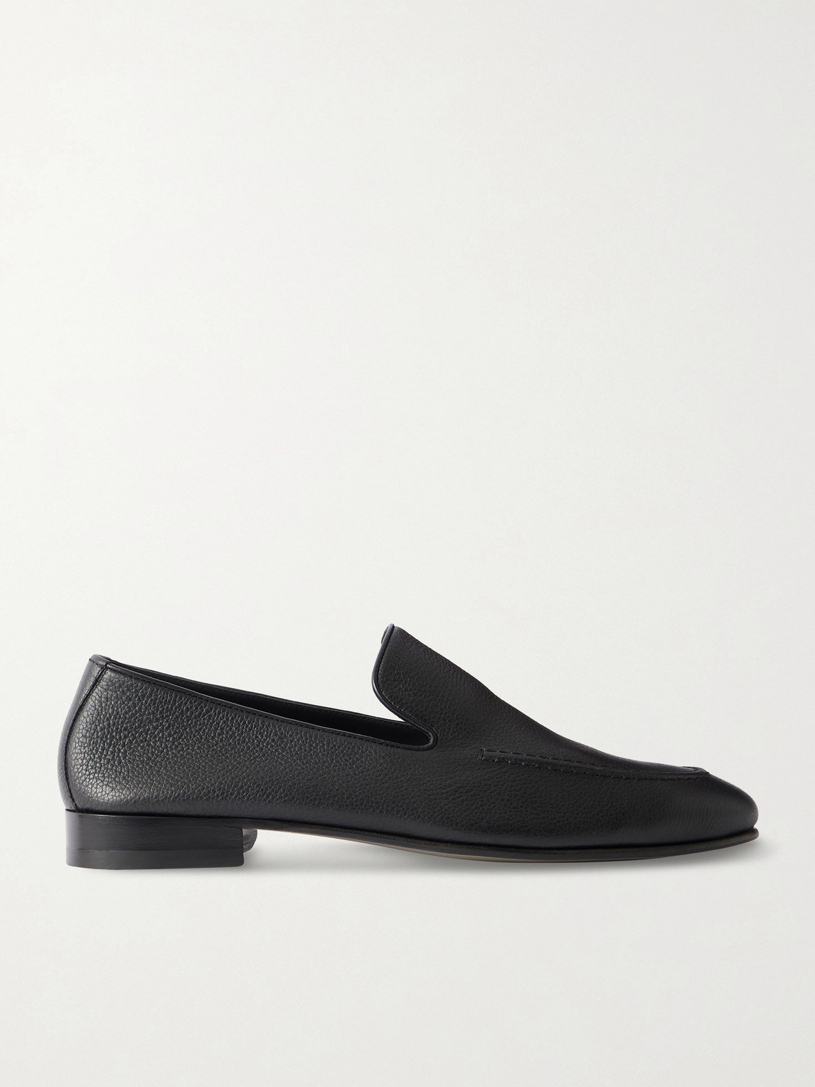 Manolo Blahnik – Truro Full-Grain Leather Loafers