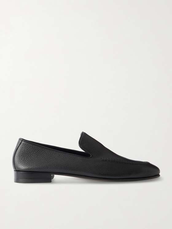 Manoloblahnik Truro Full-Grain Leather Loafers