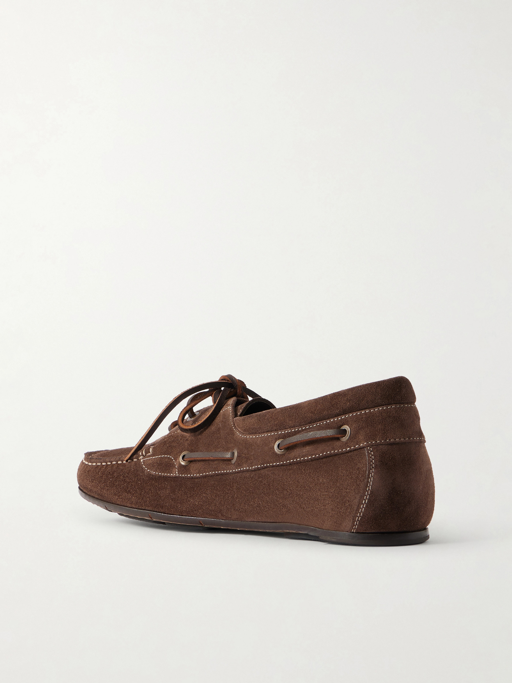 Marino Suede Boat Shoes — Image 9