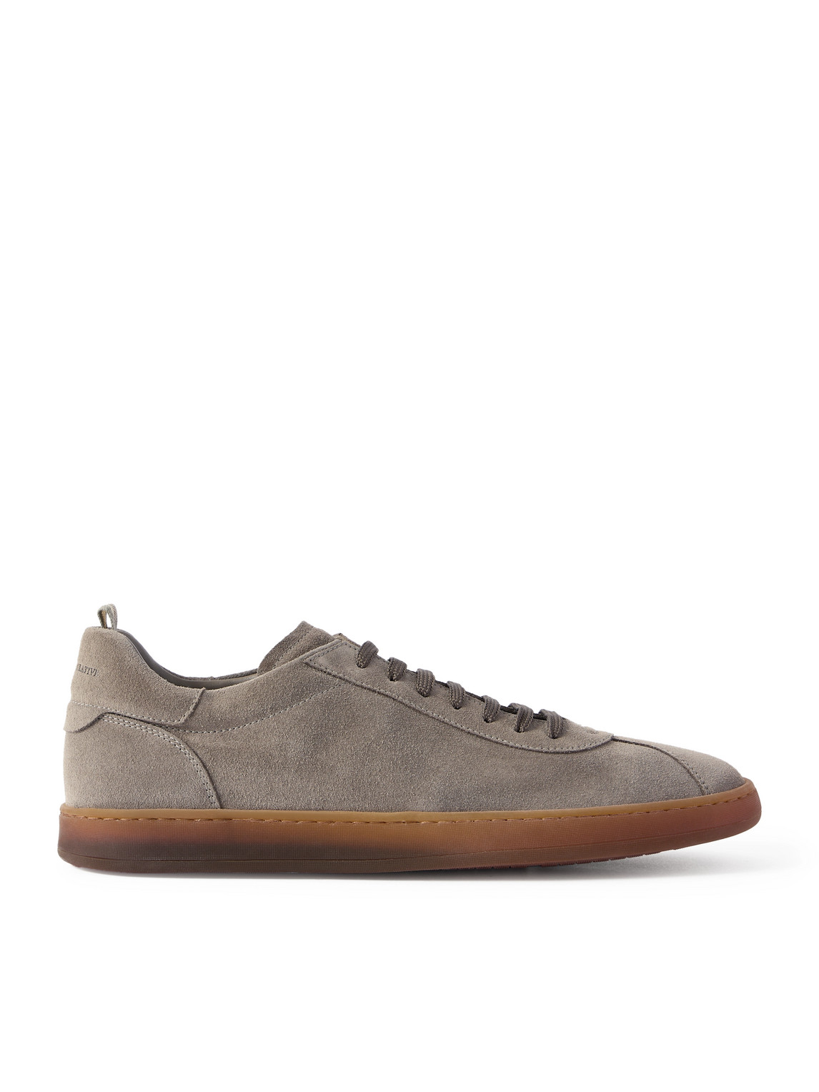 Officine Creative Halo 001 Suede Sneakers In Brown