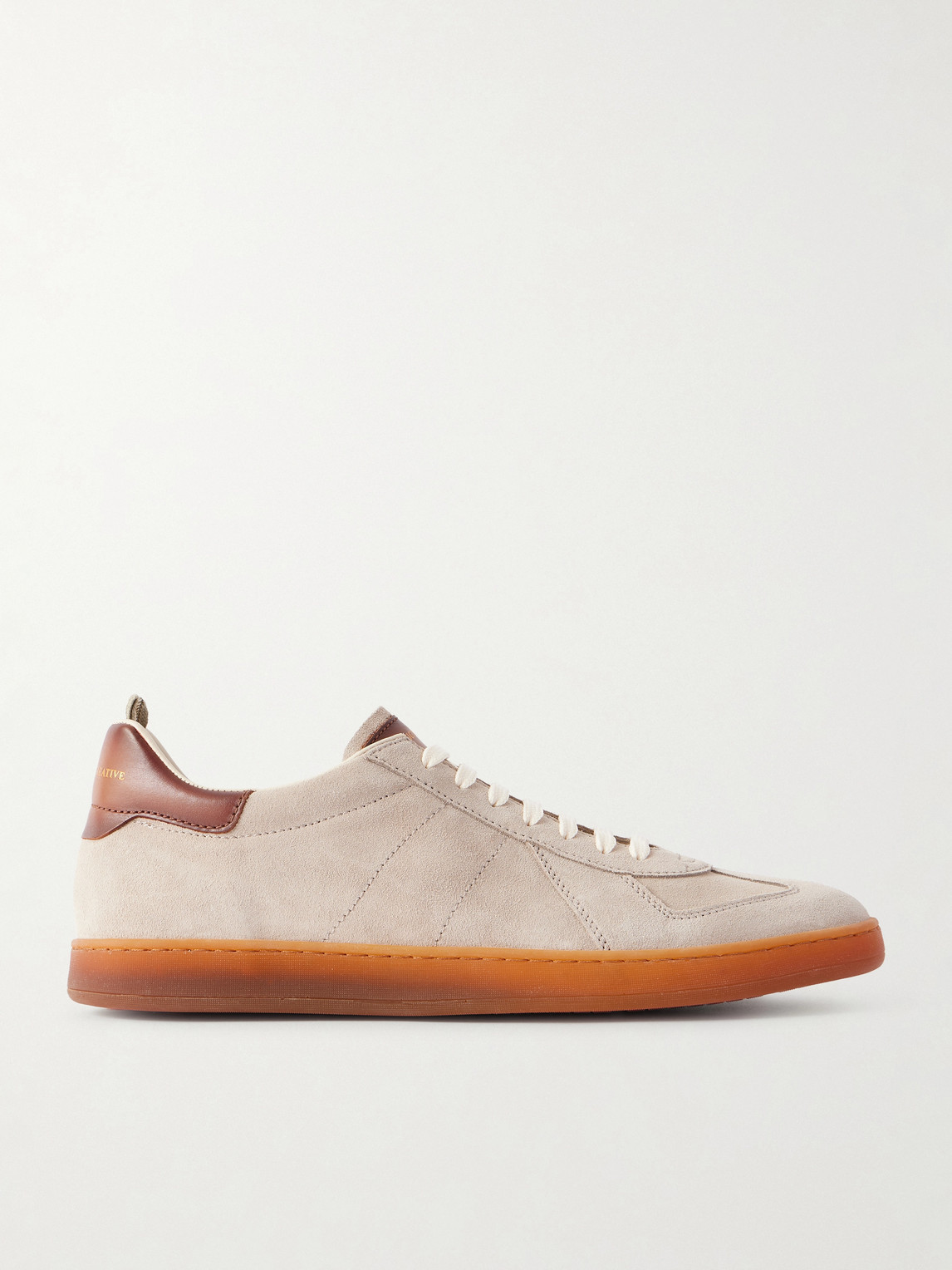 Officine Creative – Militia 002 Leather-Trimmed Suede Sneakers