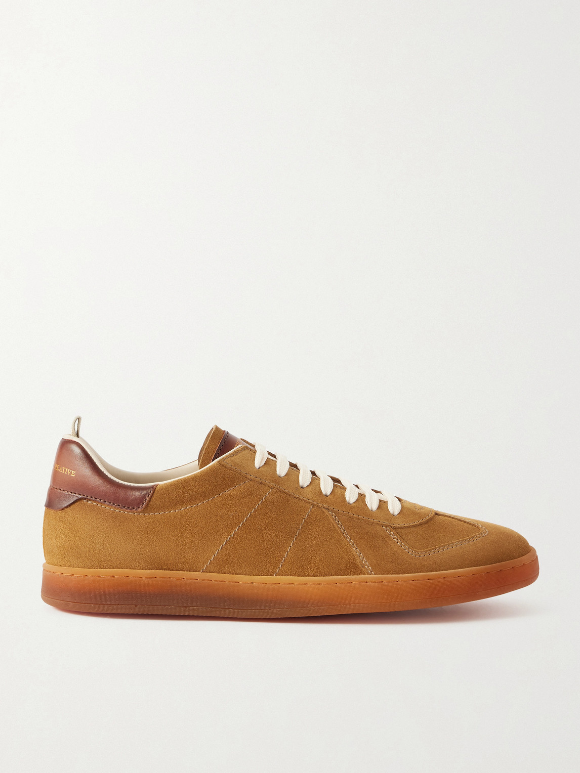 Officine Creative – Militia 002 Leather-Trimmed Suede Sneakers