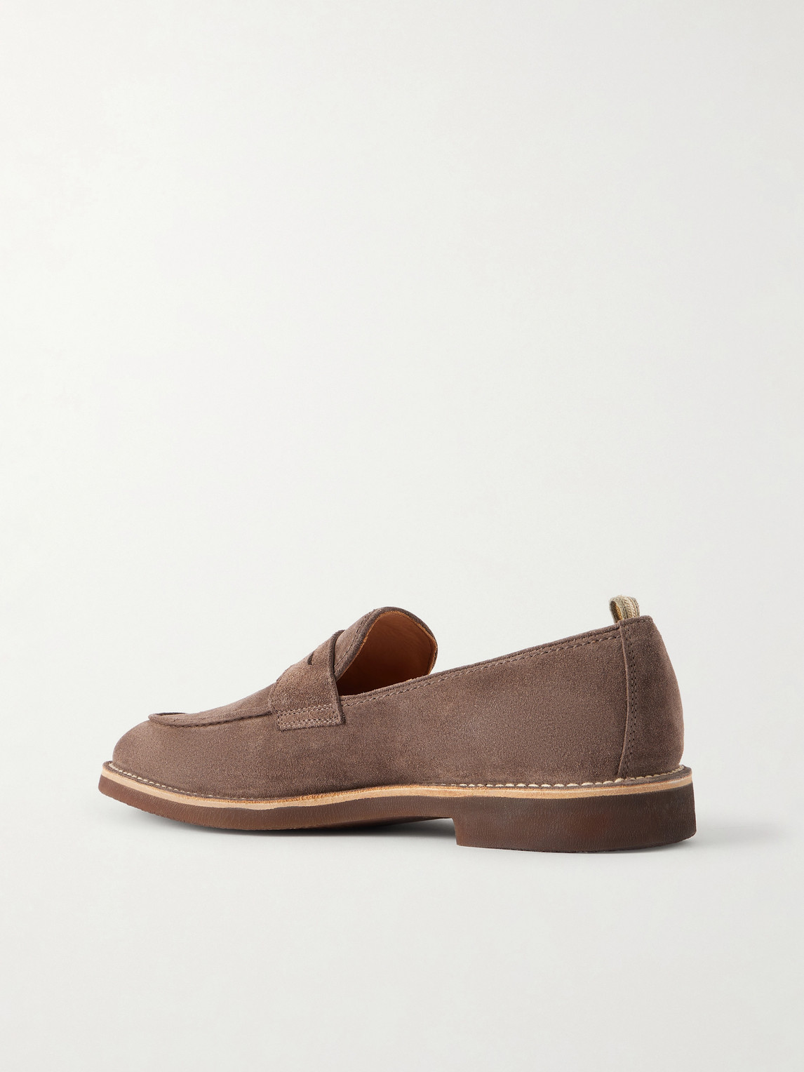  Officine Creative - Opera 001 Suede Penny Loafers - Men - Brown - Eu 40 