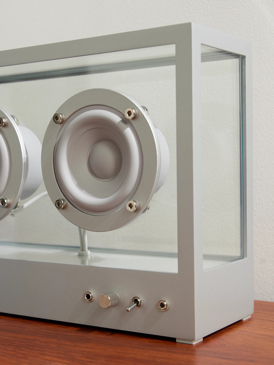  Transparent Speaker - Small Transparent Speaker - Men - Gray 