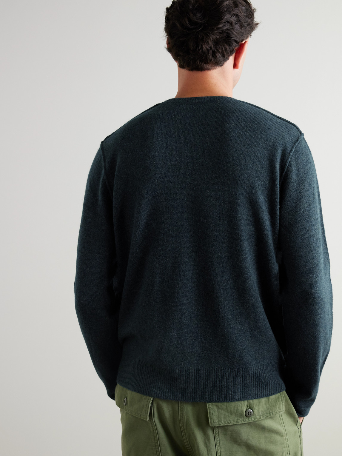 James Perse Cashmere Sweater In Blue