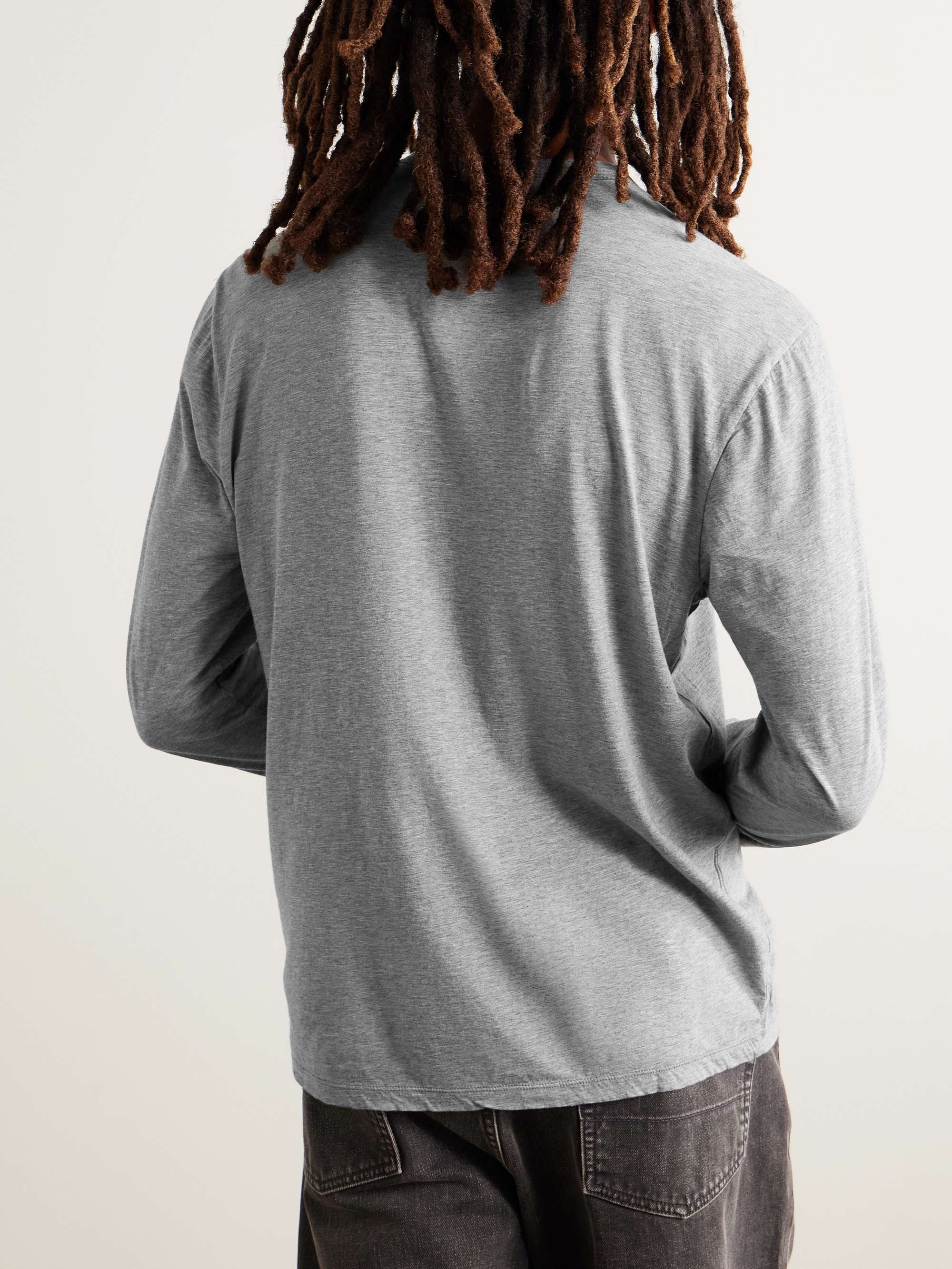 JAMES PERSE Lotus Slim-Fit Cotton-Jersey T-Shirt