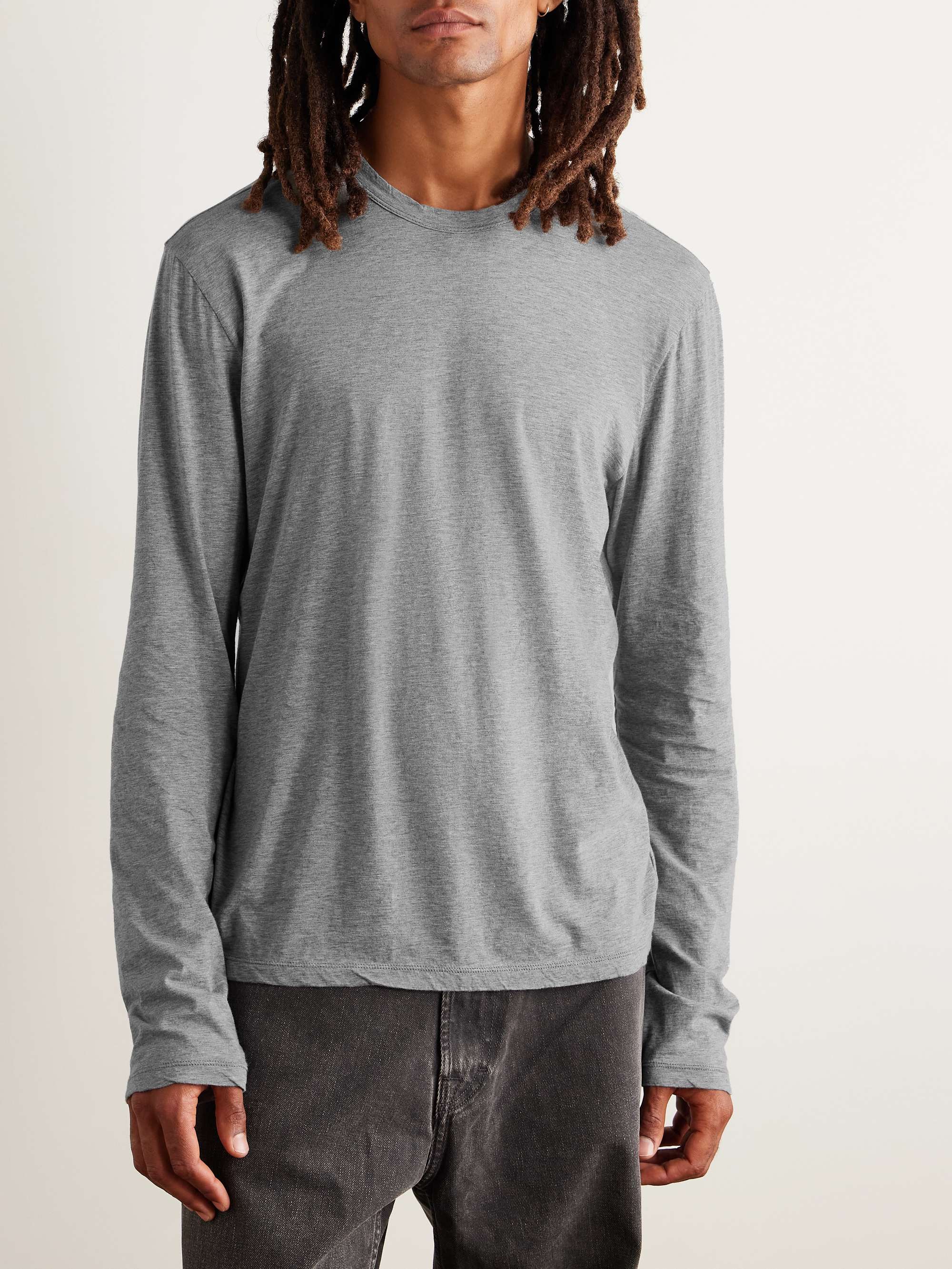 JAMES PERSE Lotus Slim-Fit Cotton-Jersey T-Shirt