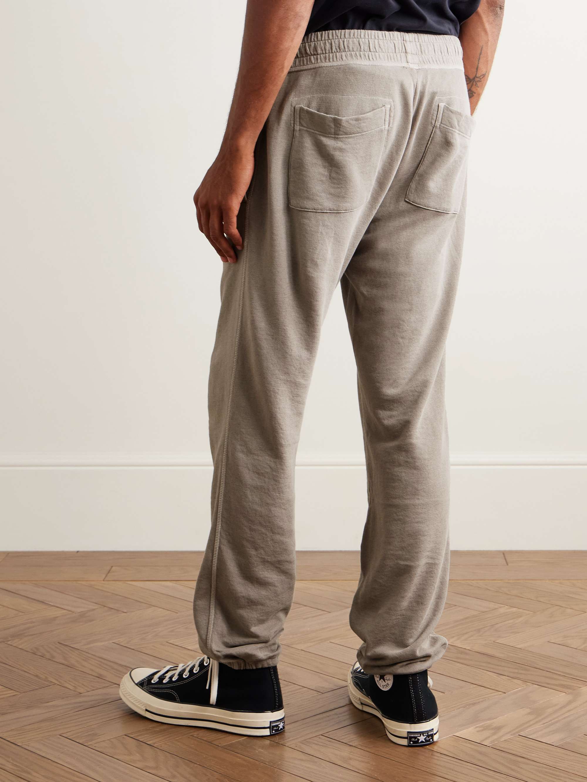 JAMES PERSE Tapered Supima Cotton-Jersey Sweatpants