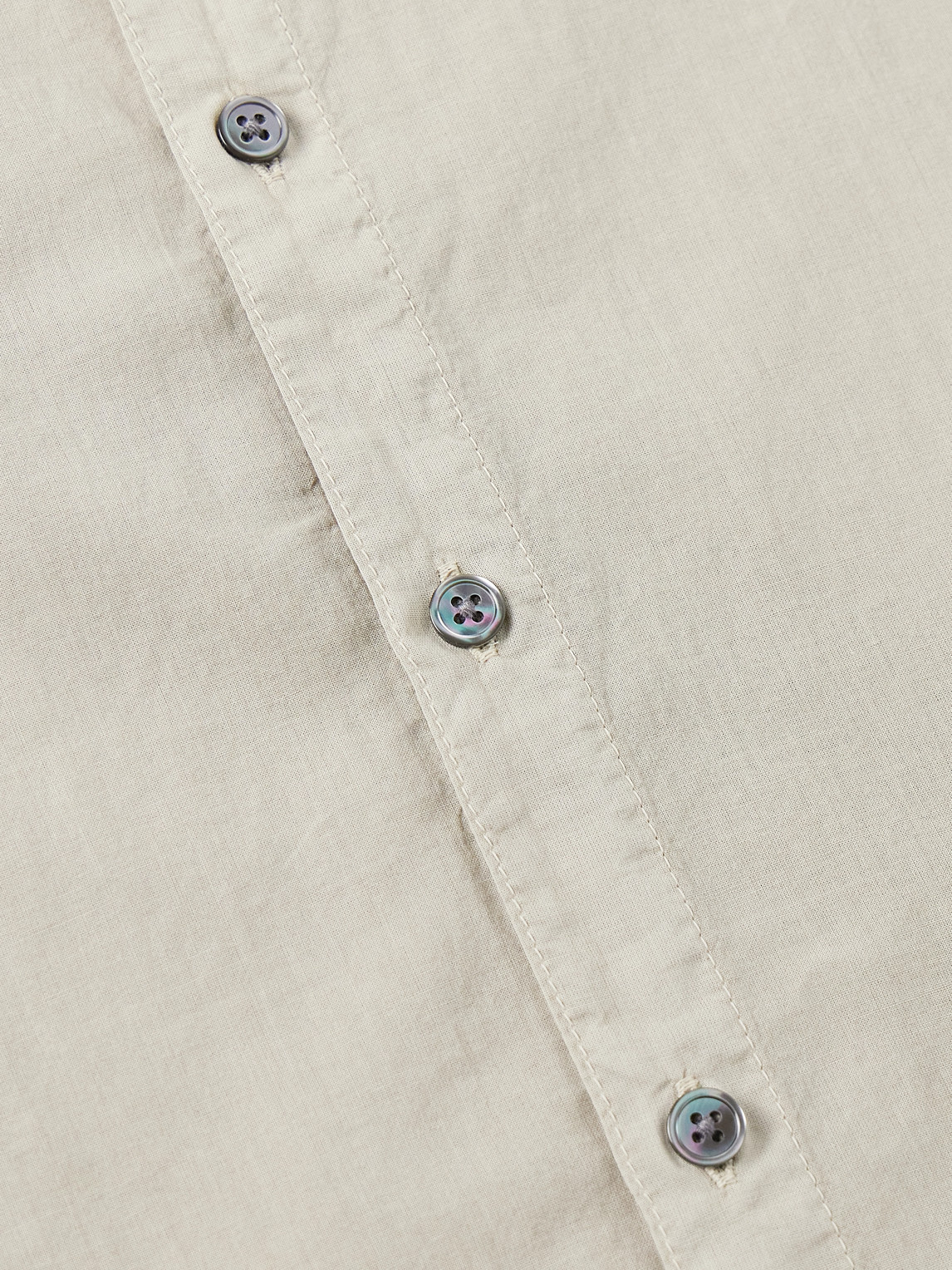 James Perse Standard Cotton Shirt In Neutral